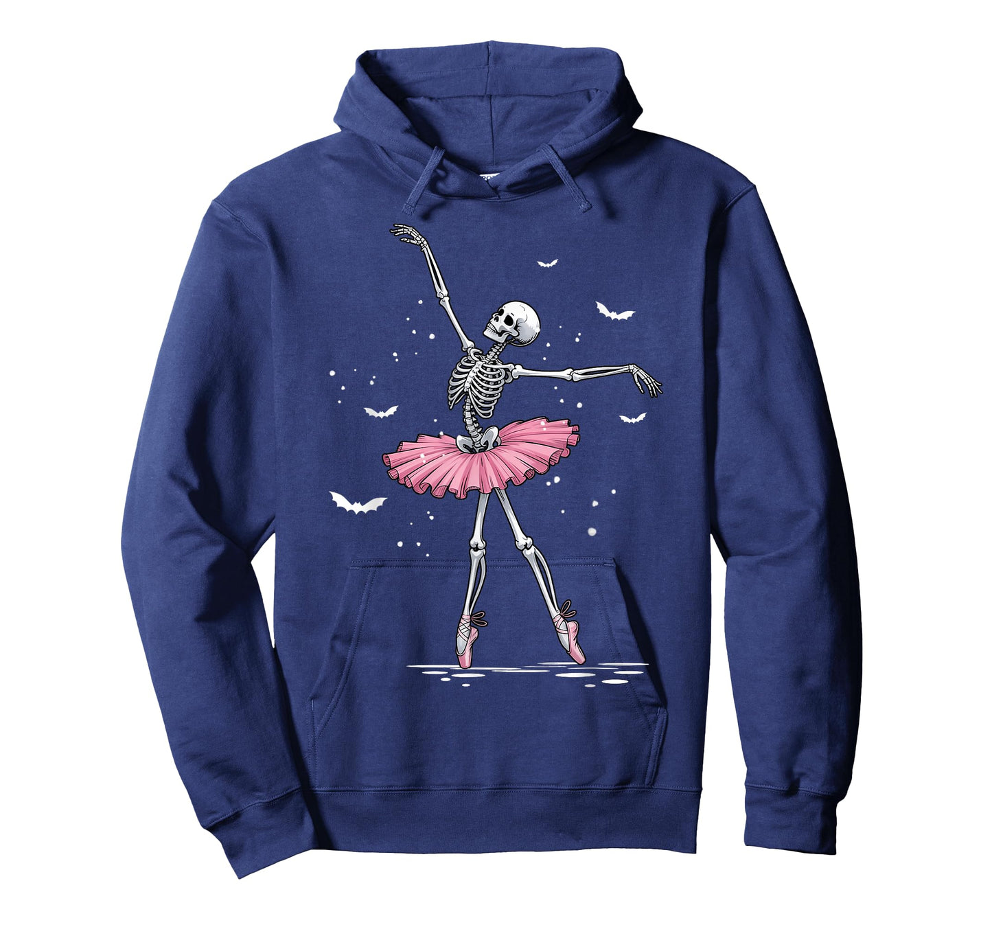 Ballerina Ballet Dance Halloween Dancing Skeleton Women Girl T-Shirt