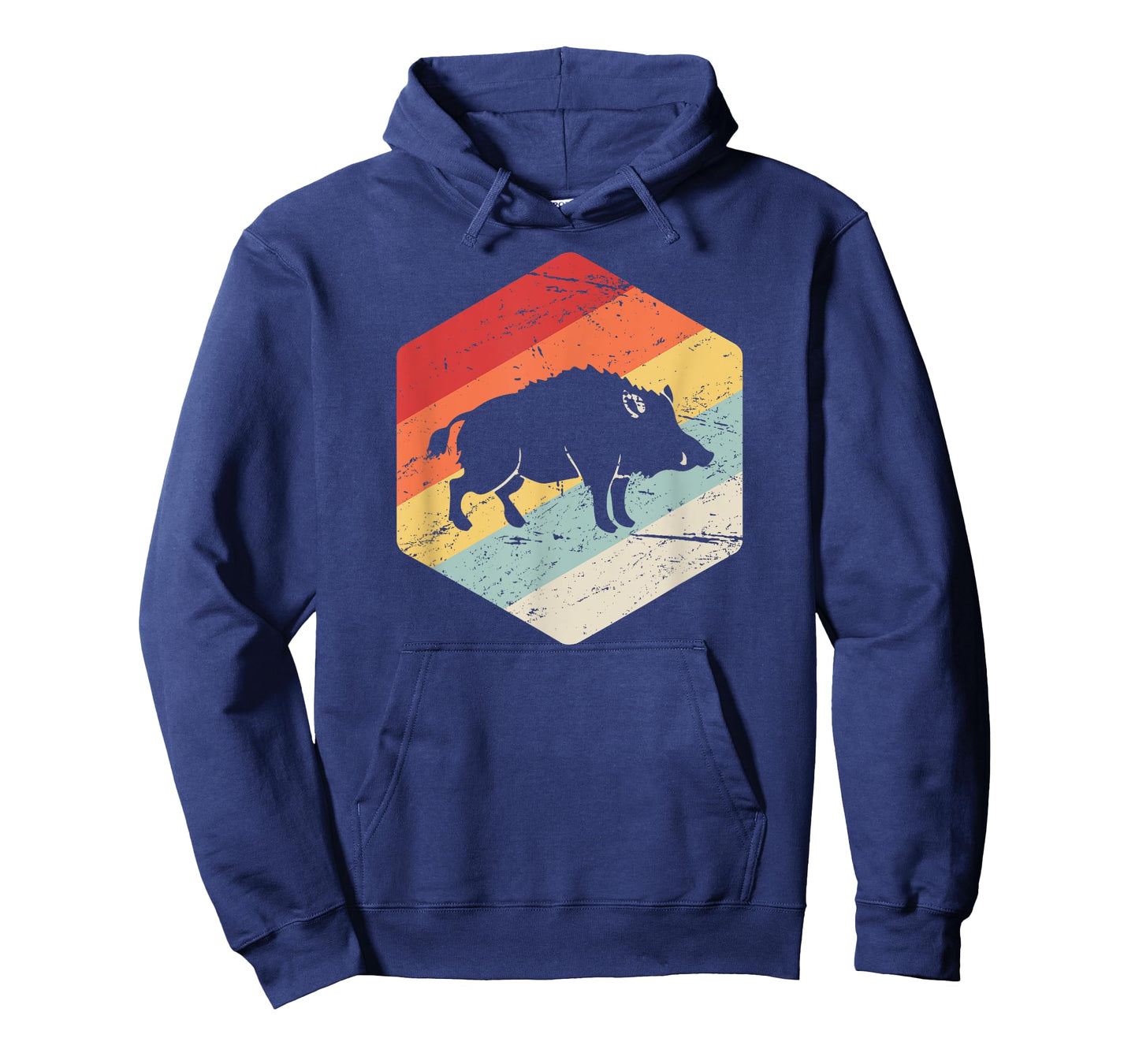 Retro Vintage Wild Hog Hunter T-Shirt / Gift For Pig Hunters T-Shirt