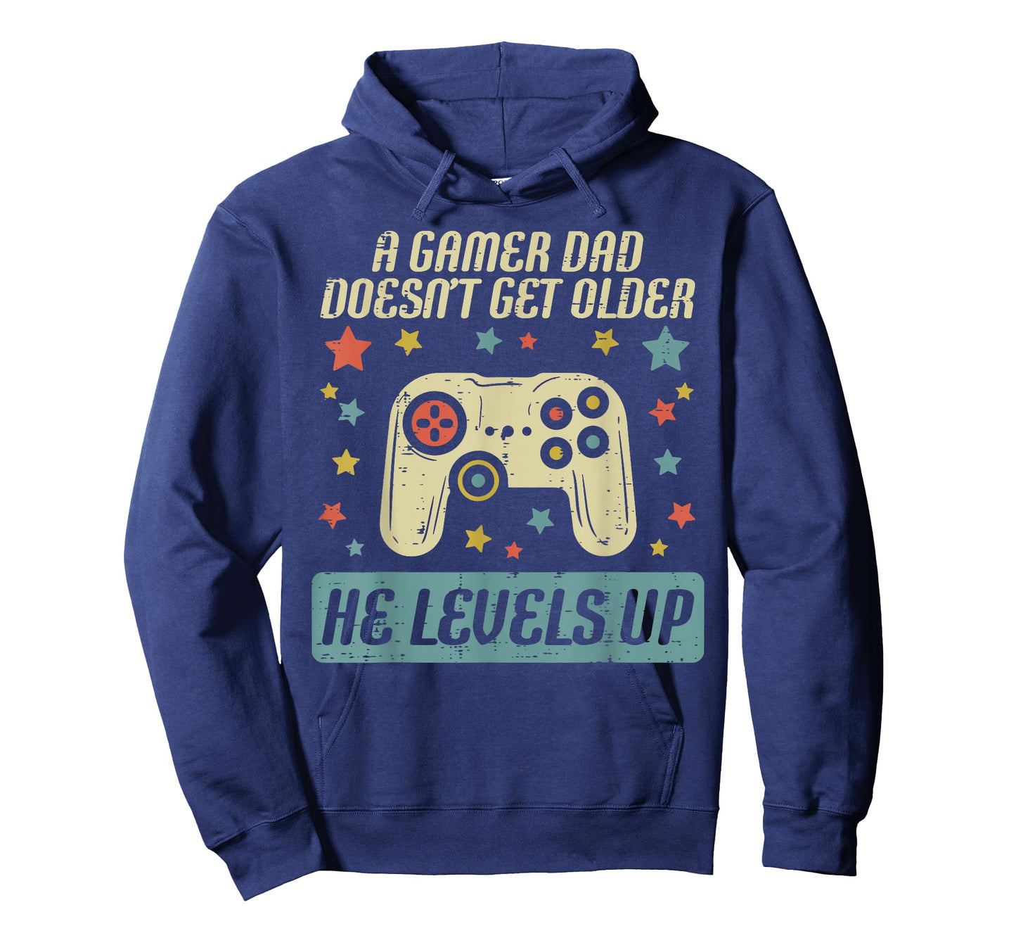 Gamer Dad Doesnt Get Older Levels Up Birthday For Men T-Shirt