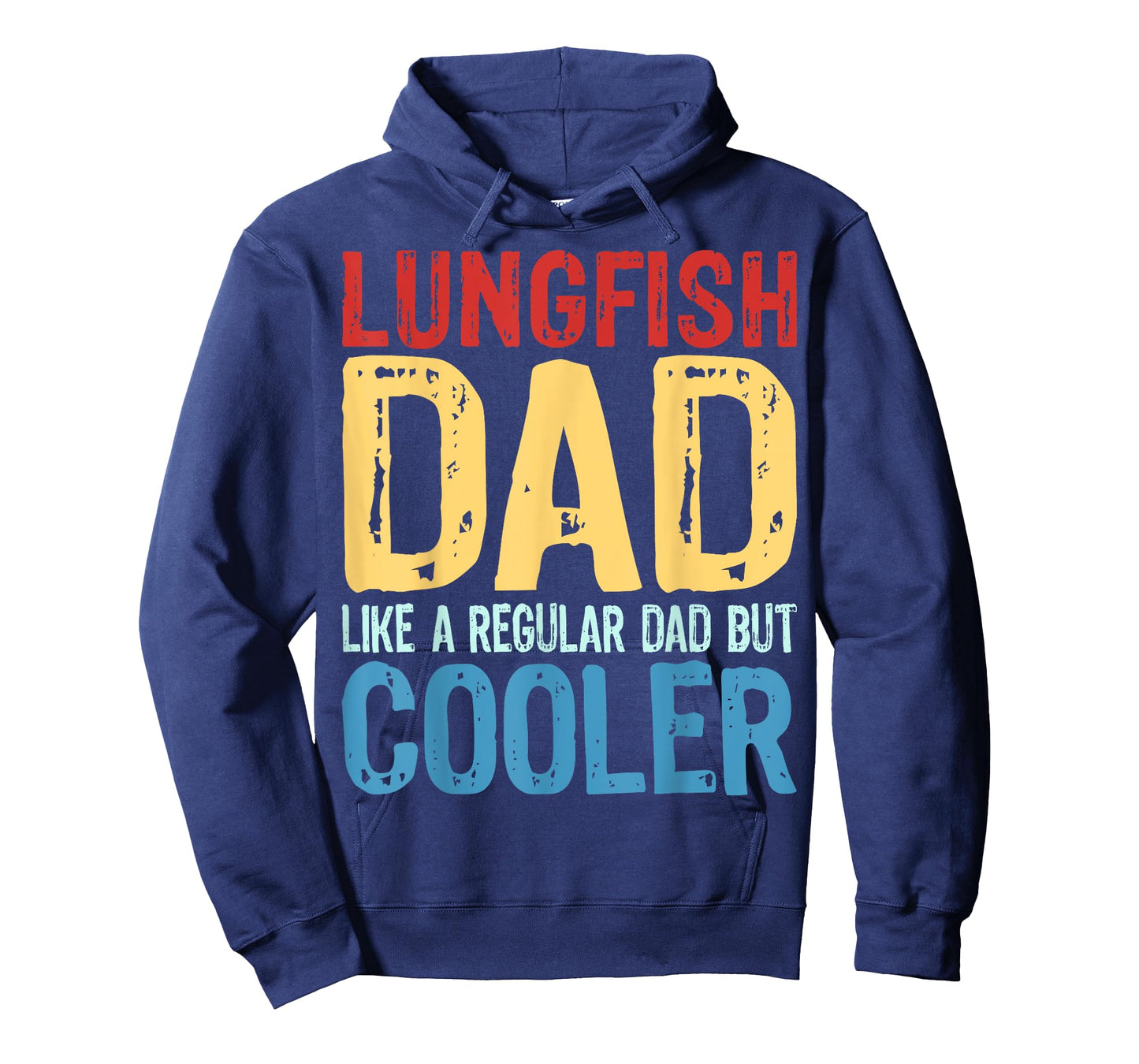 Mens Lungfish Dad - Like a Regular Dad but Cooler T-Shirt