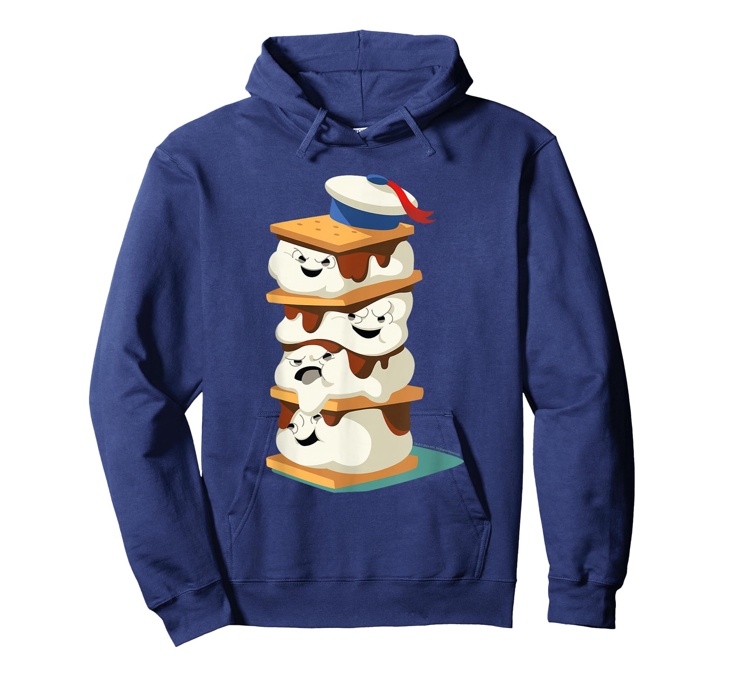Ghostbusters Stay Puft Marshmallow Men S'mores Stack T-Shirt