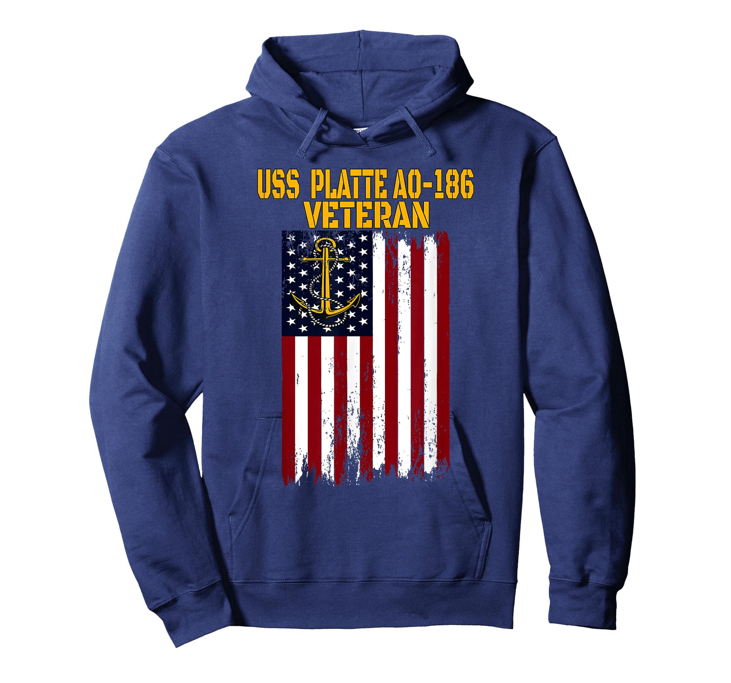 USS Platte AO-186 Replenishment Oiler & Cargo Ship Veterans T-Shirt