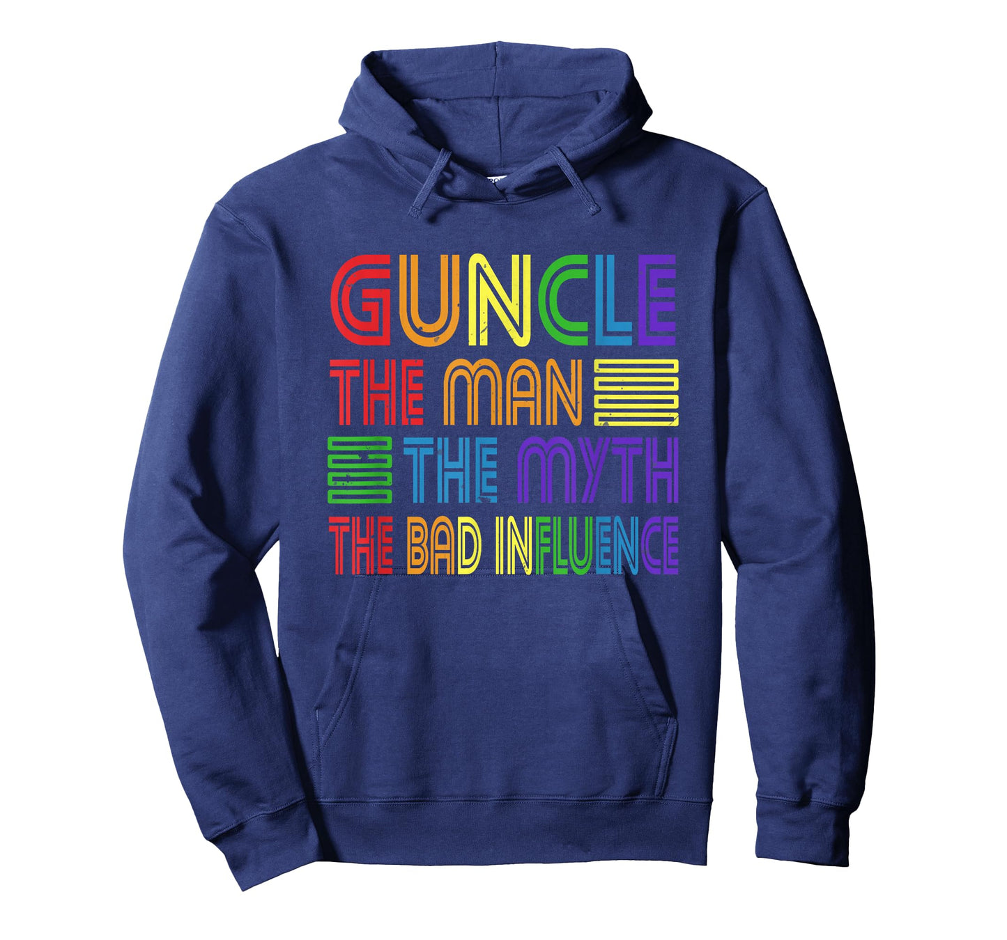Guncle The Man Myth Bad Influence Gay Uncle Godfather T-Shirt