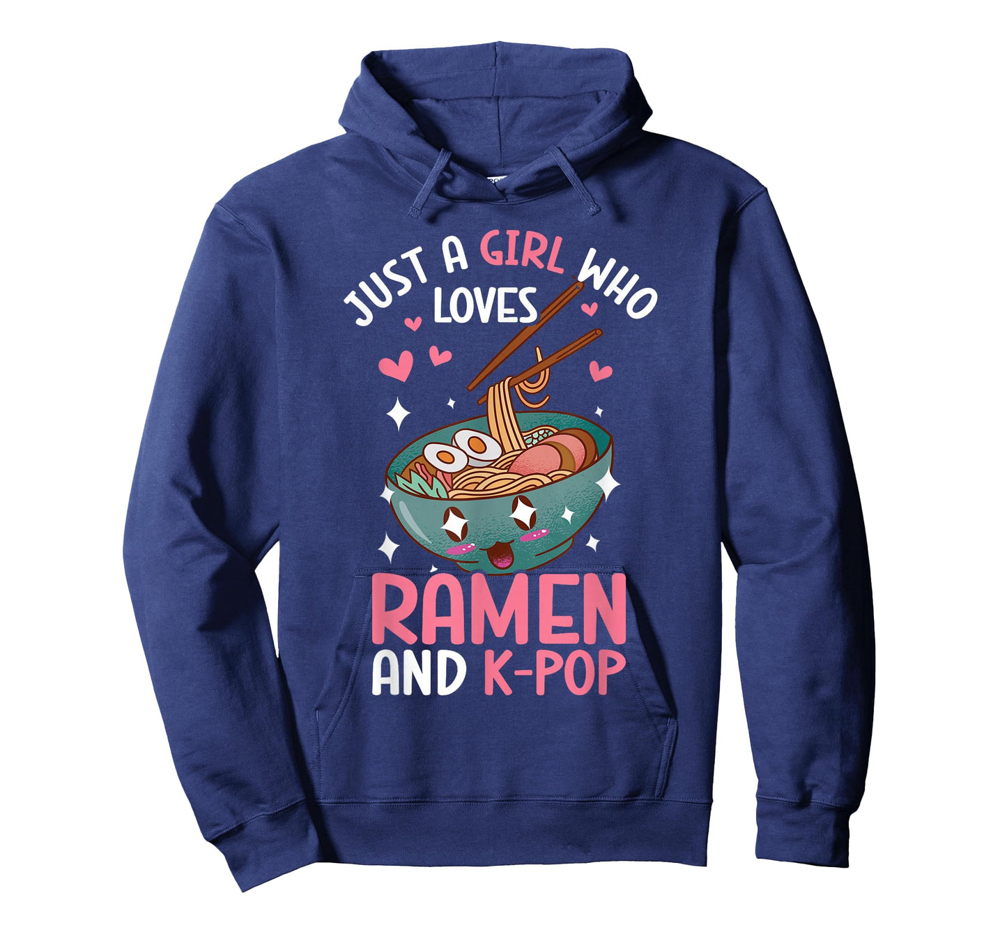 Just A Girl Who Loves Ramen And K-Pop Graphic For Teen Girls T-Shirt