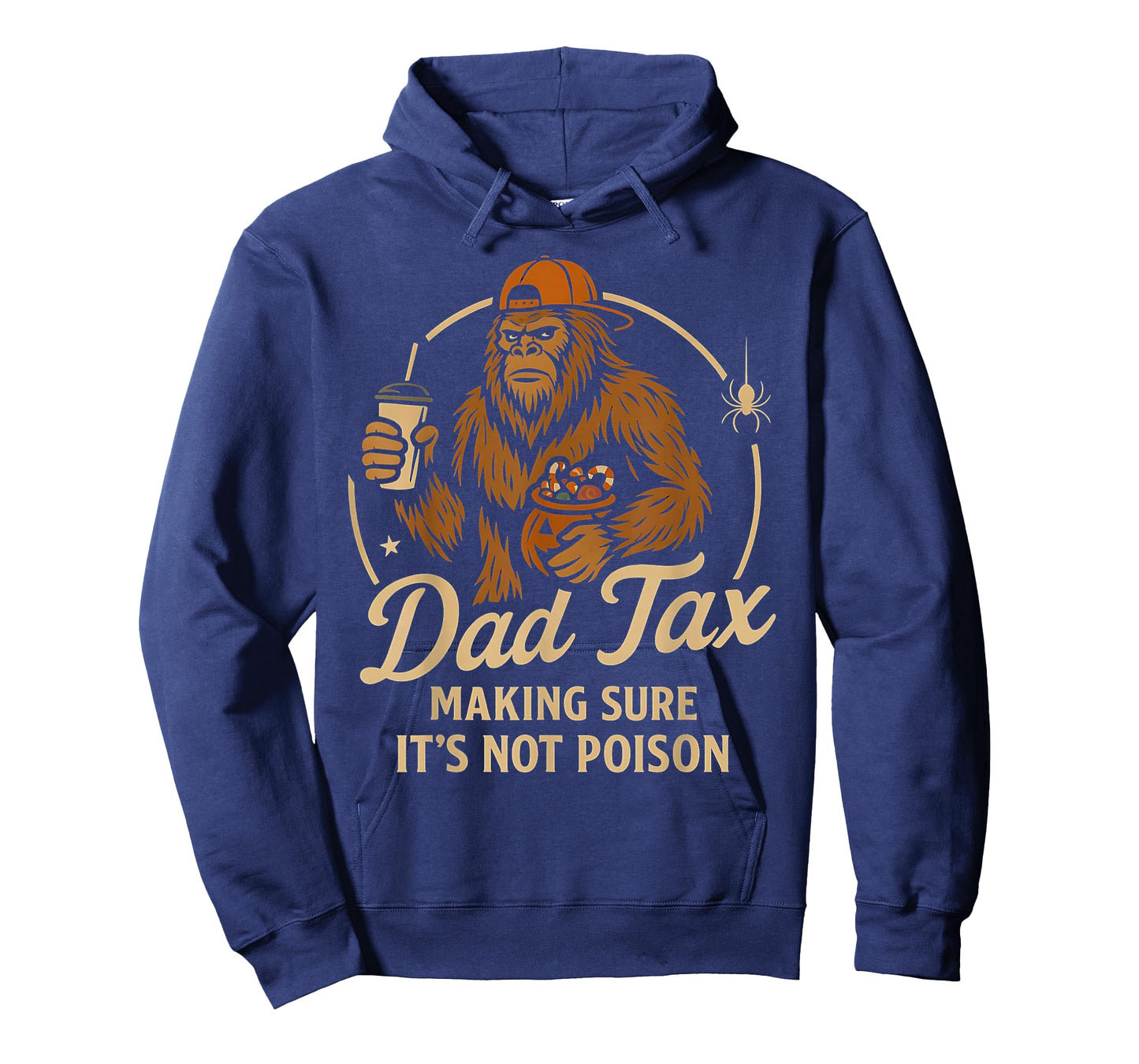 Bigfoot Boo Papa Halloween Dad Tax Making Sure Not Poison T-Shirt