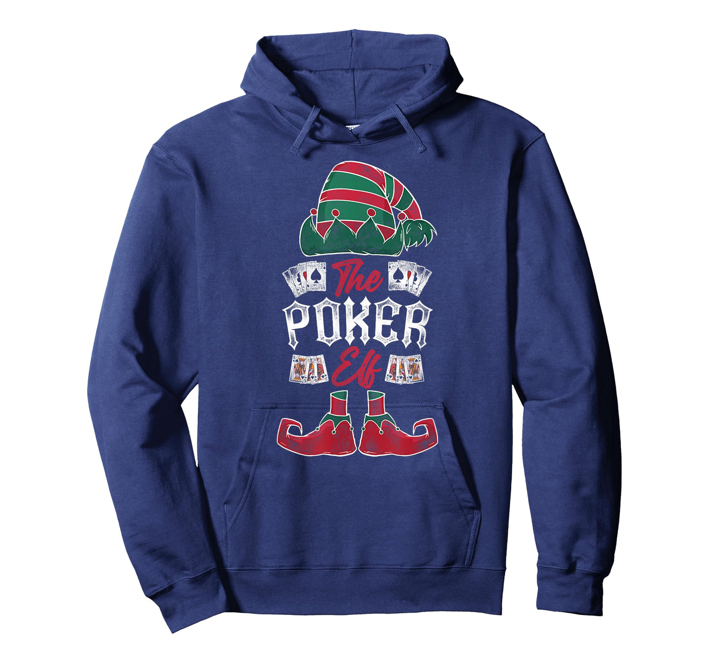 Poker Christmas Elf Vintage The Poker Elf T-Shirt