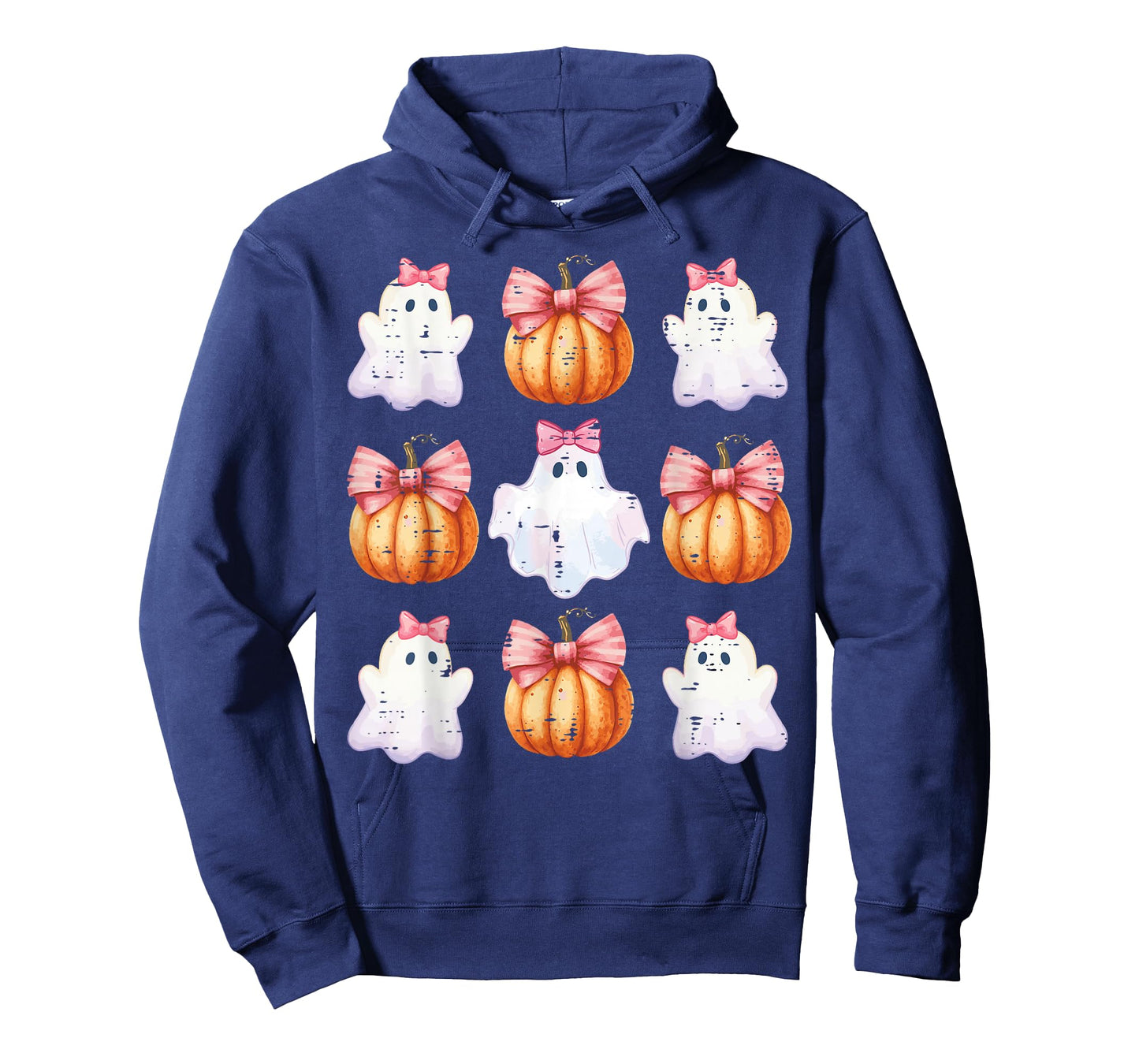 Halloween Ghosts Pumpkins Ribbons Costume Girls Kids Toddler T-Shirt