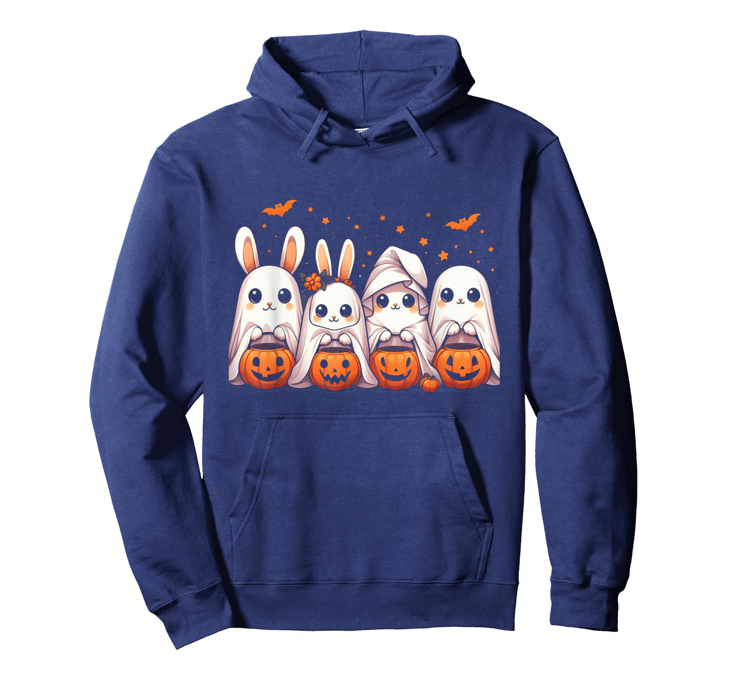 Cute Fall Ghost Bunny Rabbit Halloween Costume T-Shirt