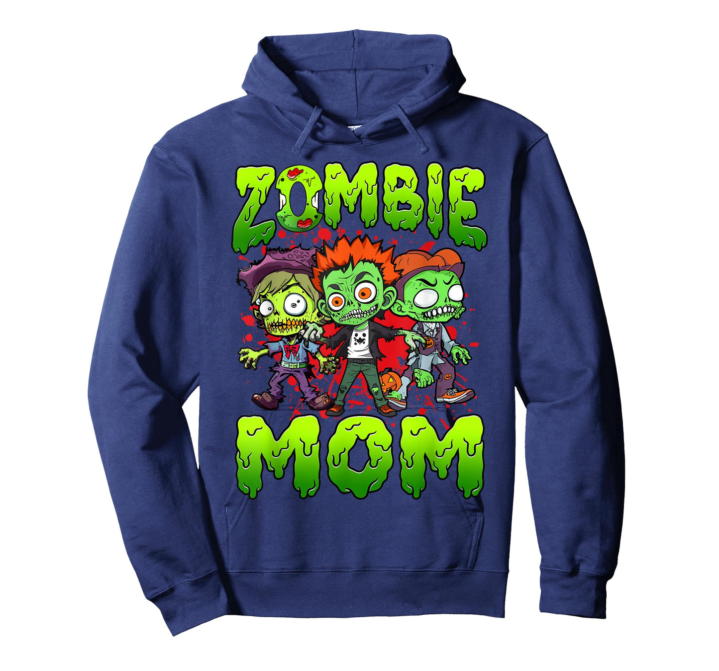 Zombie Mom Halloween Costume Family Matching T-Shirt