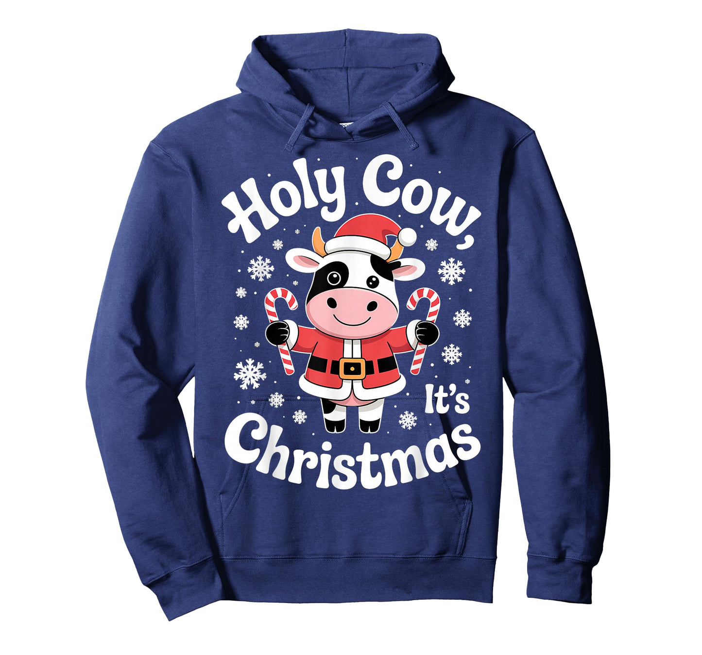 Holy Cow It's Christmas Candy Cane Fun T-Shirt