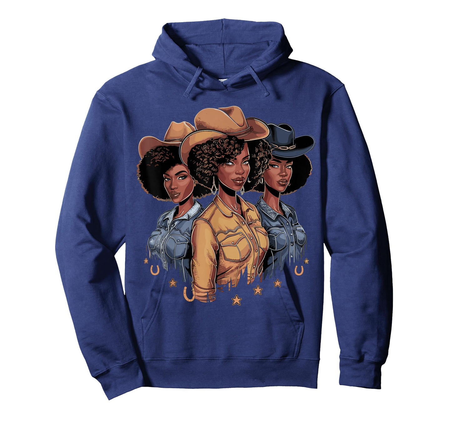 Black Cowgirl Rodeo Melanin T-Shirt