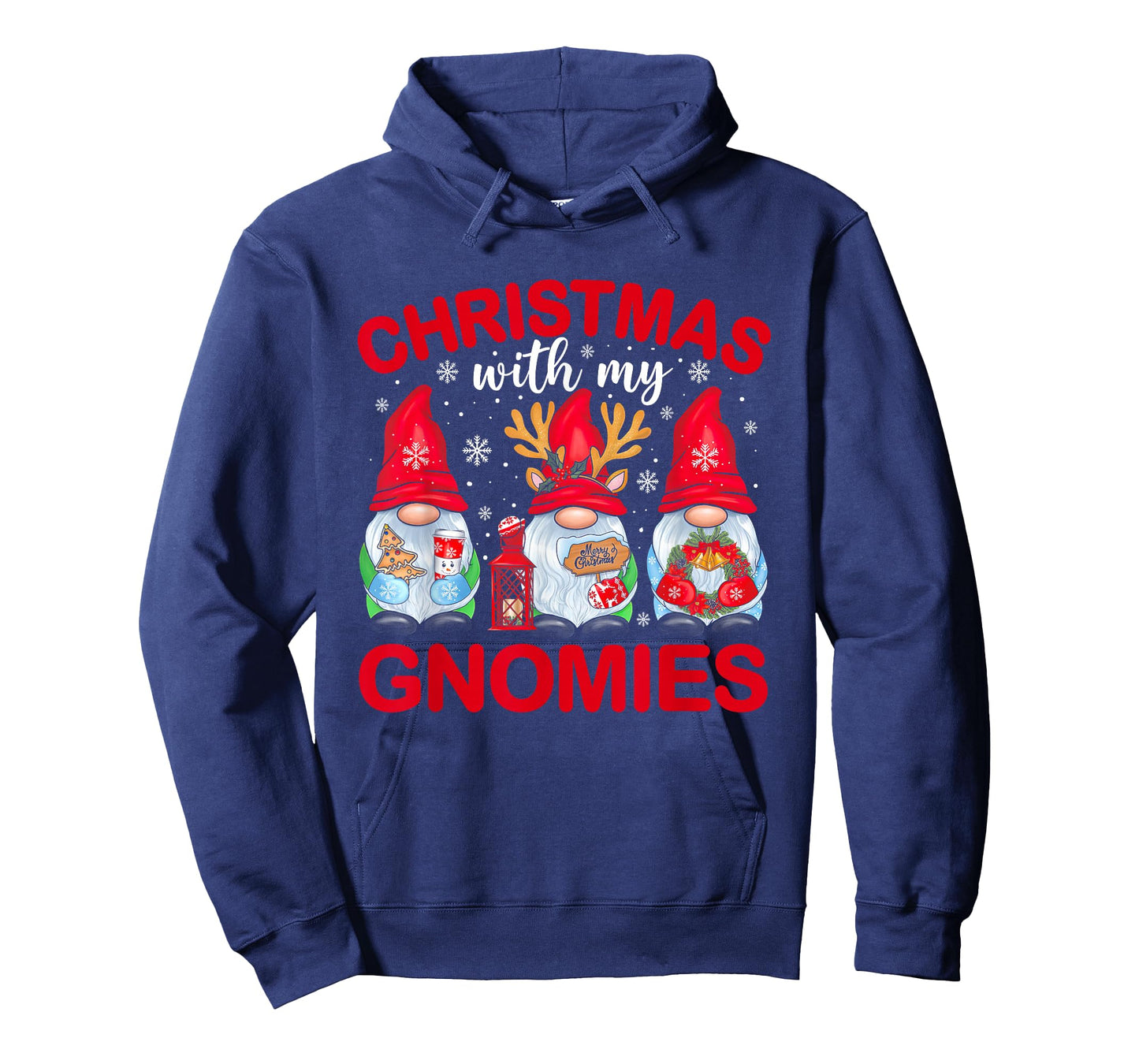Hanging with My Gnomies Matching Family Christmas Gnome T-Shirt