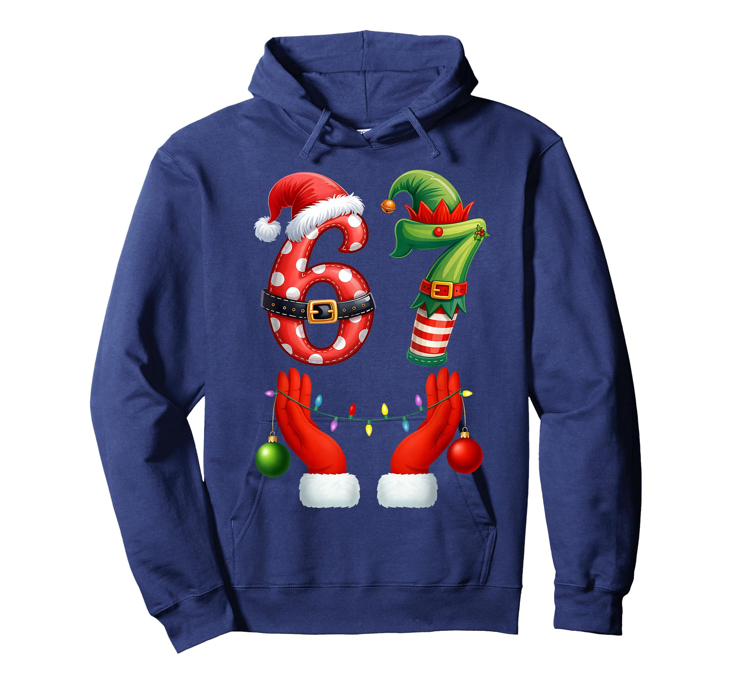 67 Christmas 6 7 Meme Pajamas Holiday Gen Alpha Slang T-Shirt
