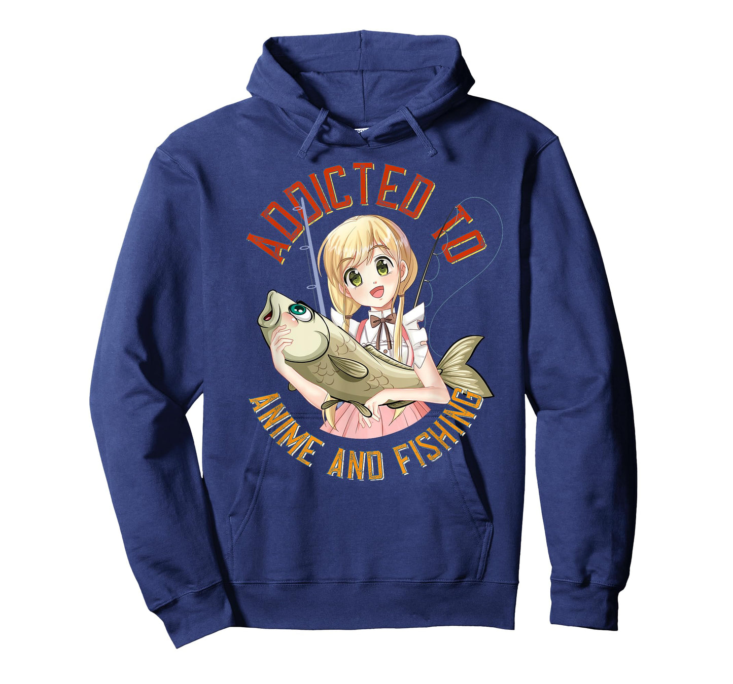 Lucky Fishing Gear for Fishermans and Anime Manga Lovers T-Shirt