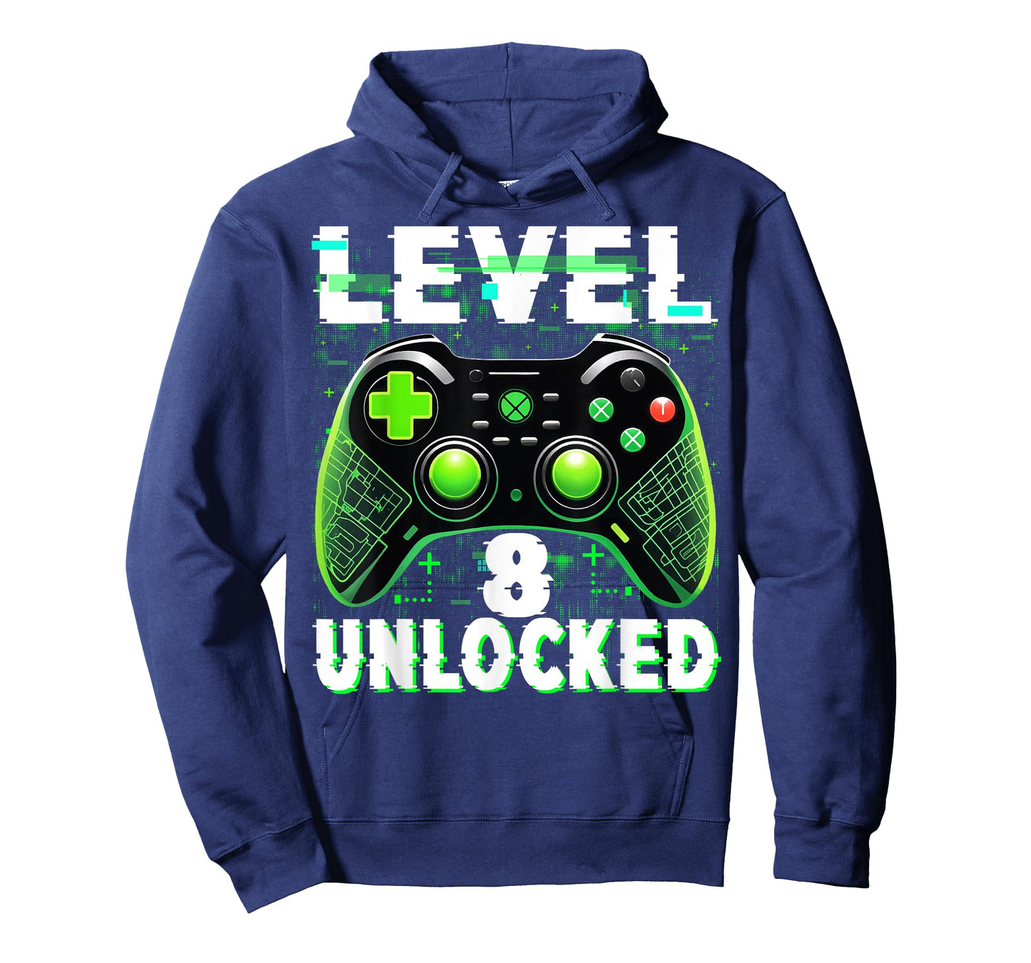 Level 8 Unlocked Shirt Funny Video Gamer Geek 8th Birthday T-Shirt