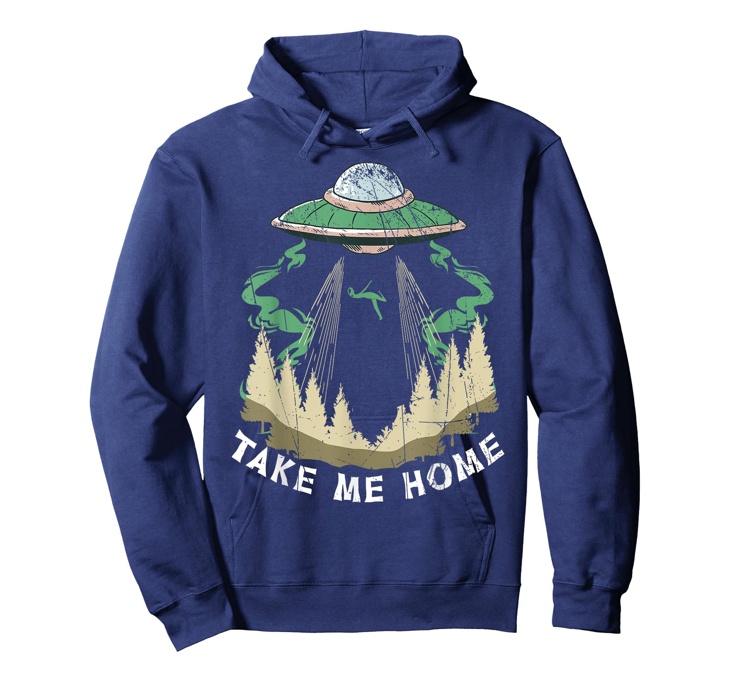 Space Alien Ufo Alien Head Tie Dye Peace T-Shirt