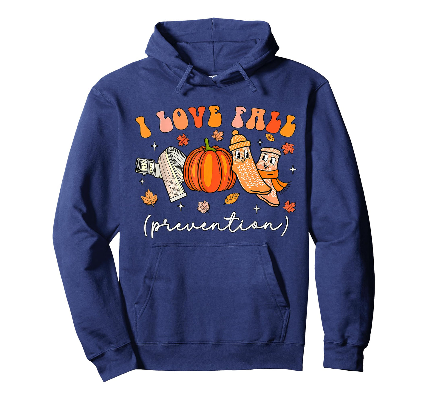 I Love Fall Prevention Fall Physical Therapy Women Men Nurse T-Shirt