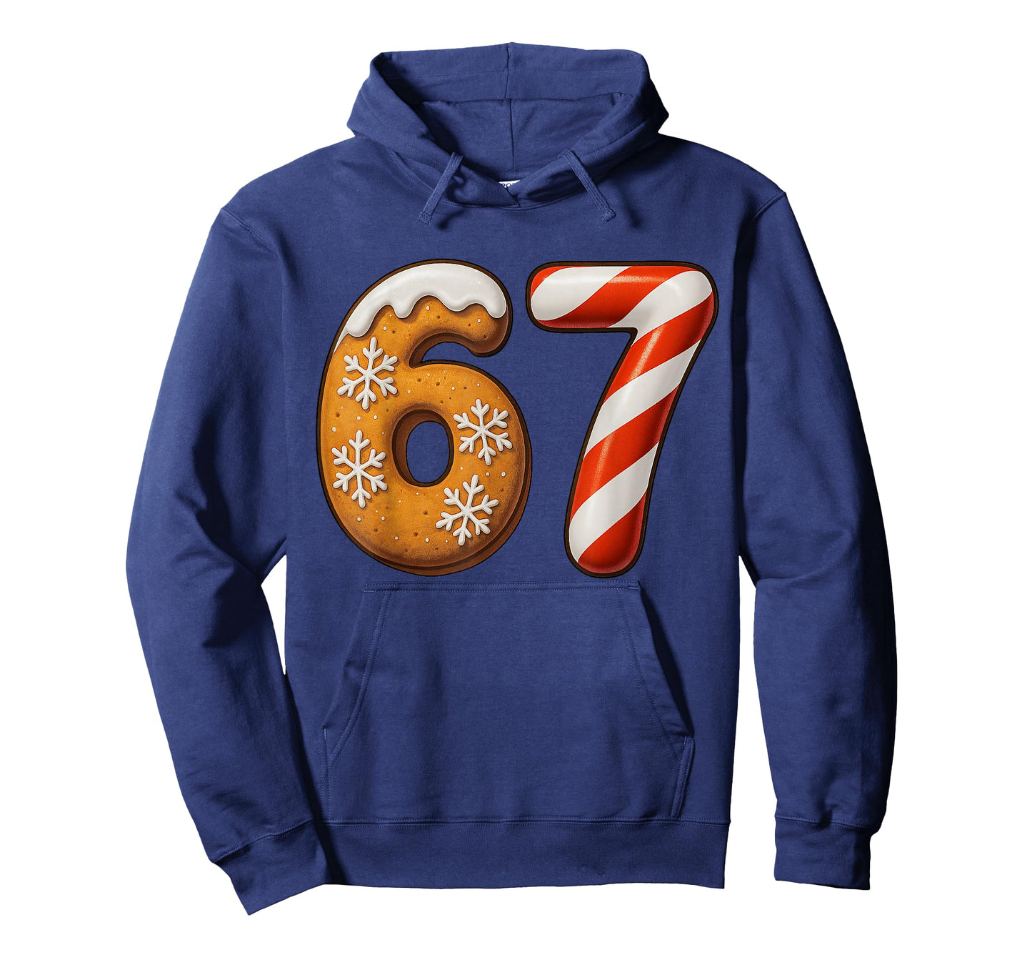 67 Six Seven 6-7 Gingerbread Candy Cane Christmas Kids Meme T-Shirt