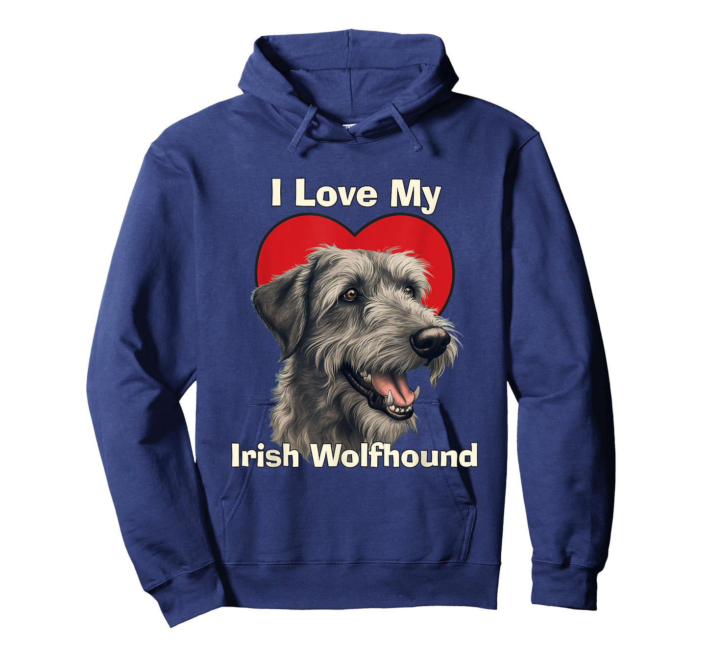 I Love My Irish Wolfhound Puppy Dog Men Women Kids T-Shirt