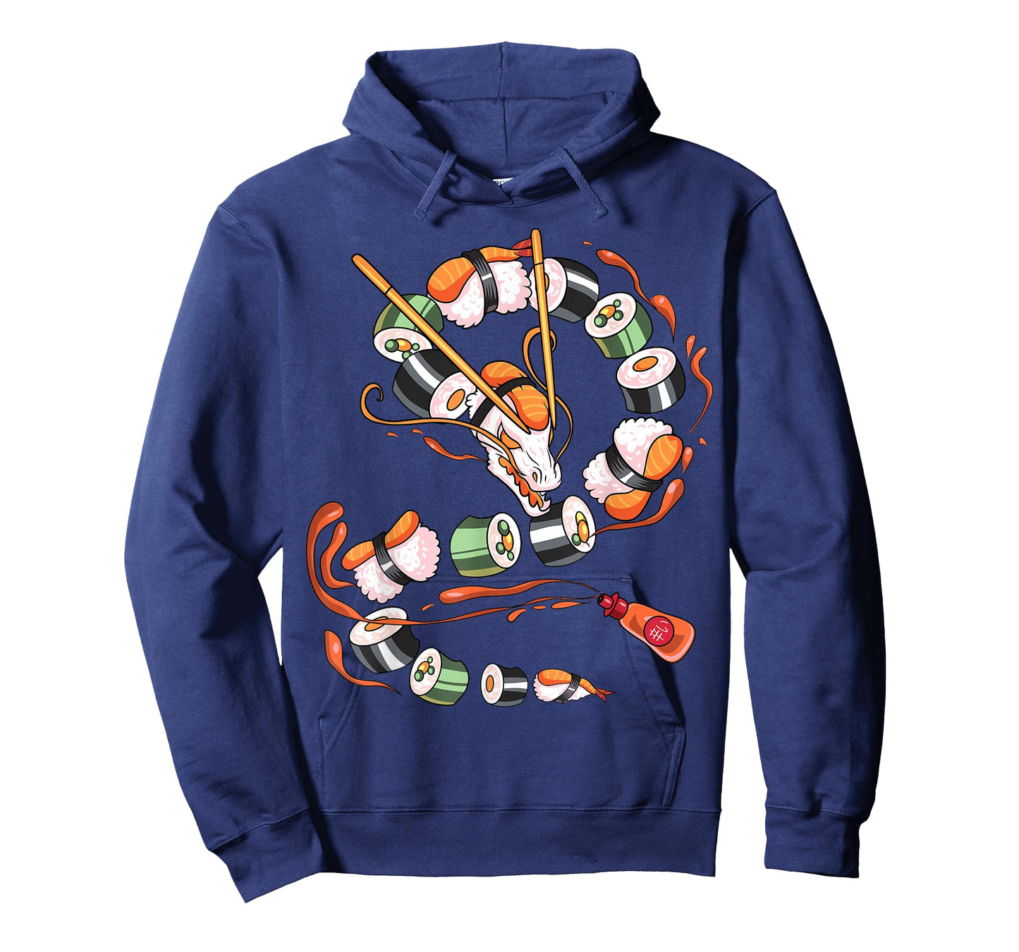 Sushi Dragon Roll Japanese Food Kawaii Dragon Anime Sushi T-Shirt