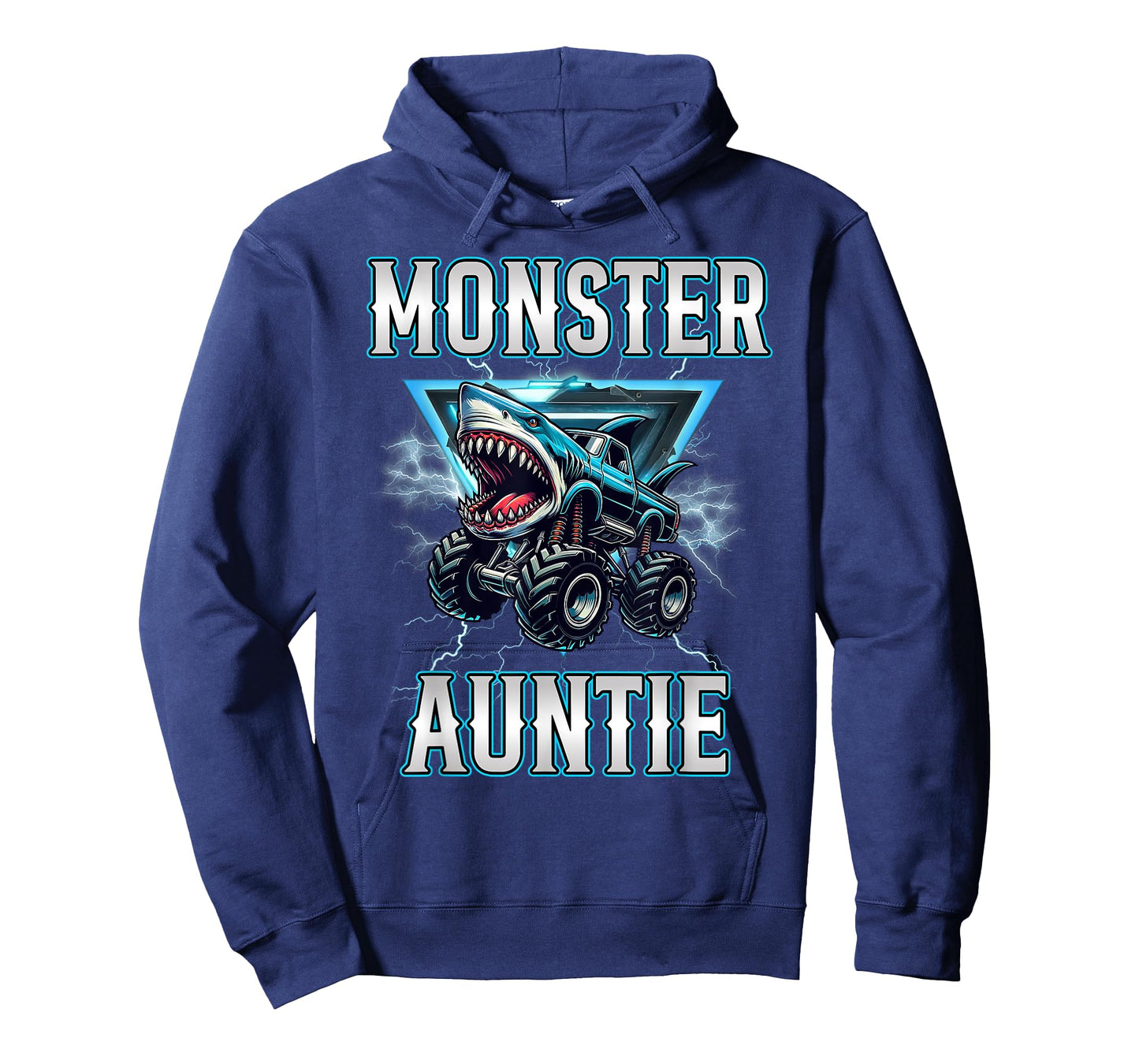Auntie of the Birthday Boy Monster Truck Birthday Family T-Shirt