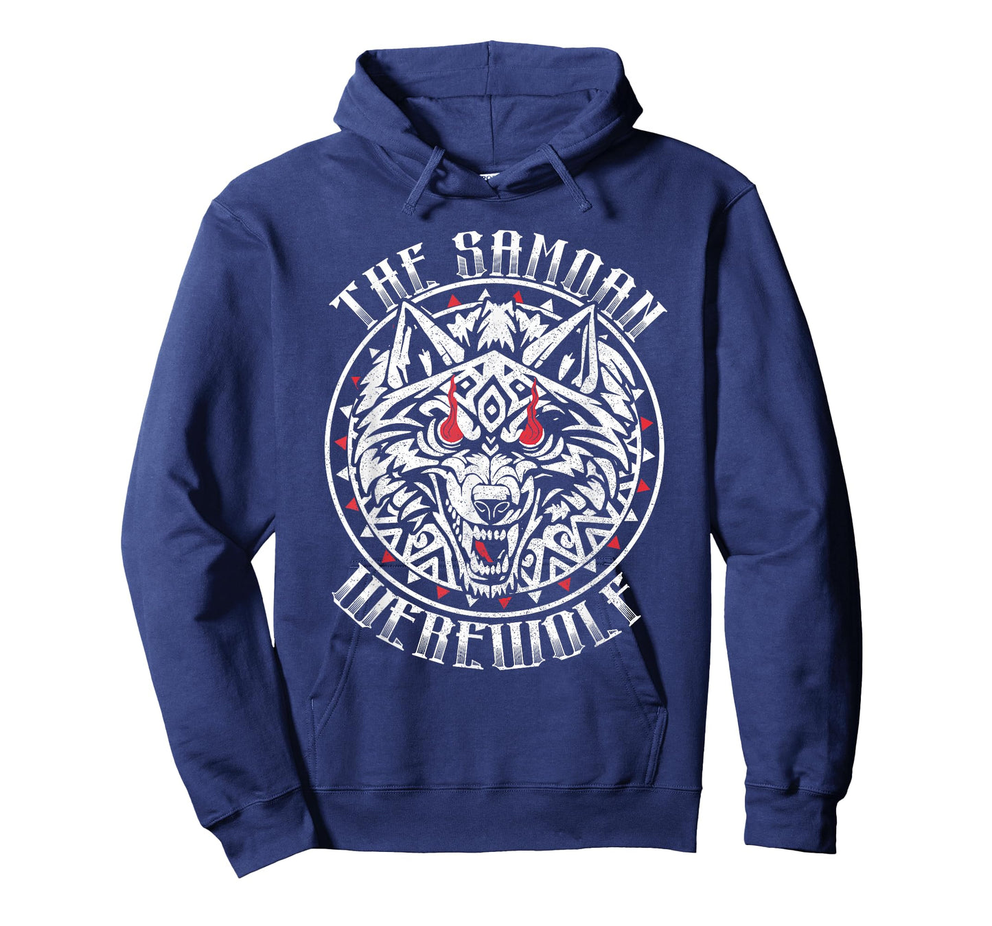Samoan Werewolf Tattoo Graphic Red Eyes For Men T-Shirt