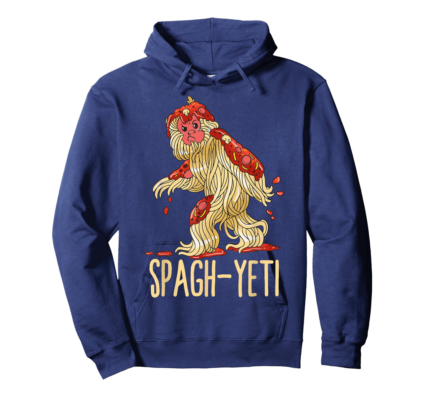 Spag-Yeti Spaghetti Spagyeti Funny Ramen Noodle Pasta T-Shirt