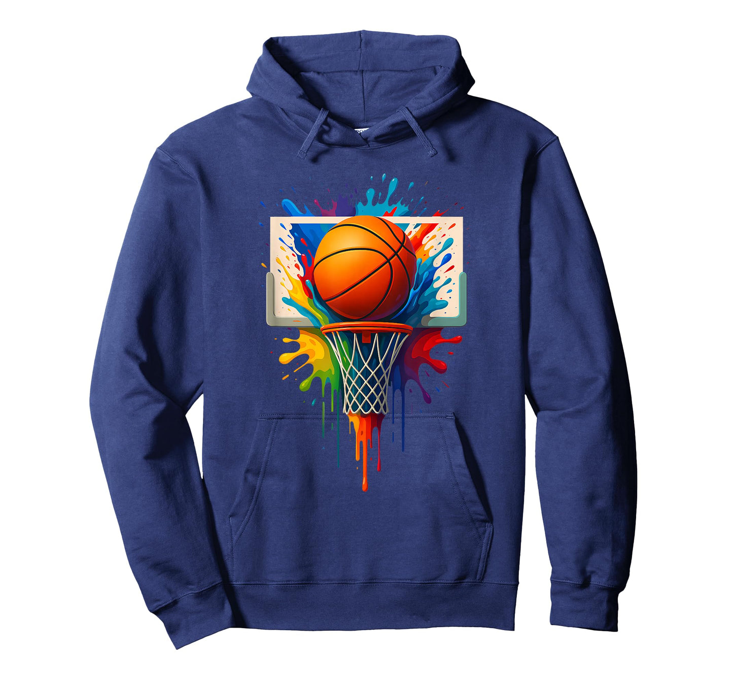 Colorful Basketball Splash Baller Tie Dye Color Team Player T-Shirt