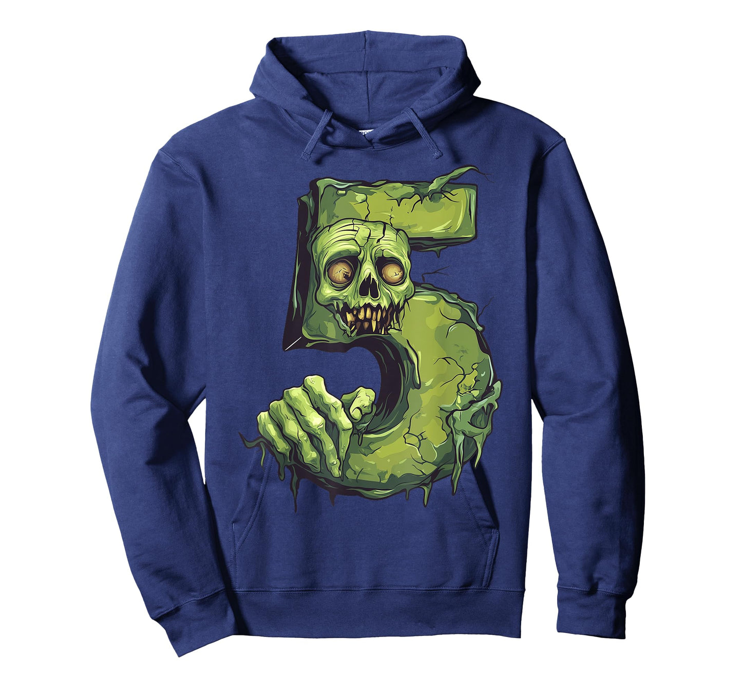 Fun 5th Birthday Zombie Halloween Themed 5 Year Old Kids T-Shirt