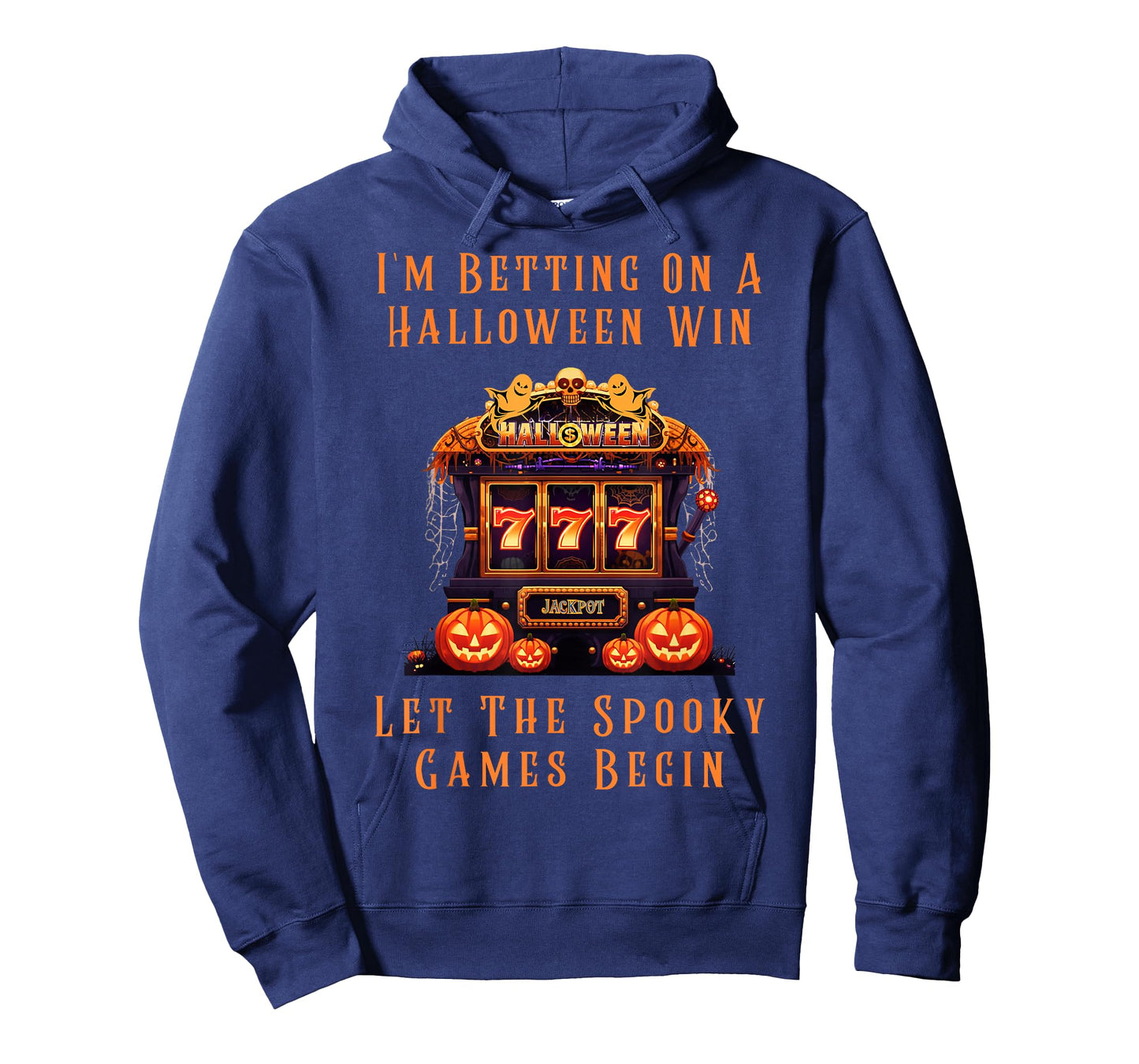 Betting On A Halloween Win 777 Jackpot Spooky Creepy Casino T-Shirt