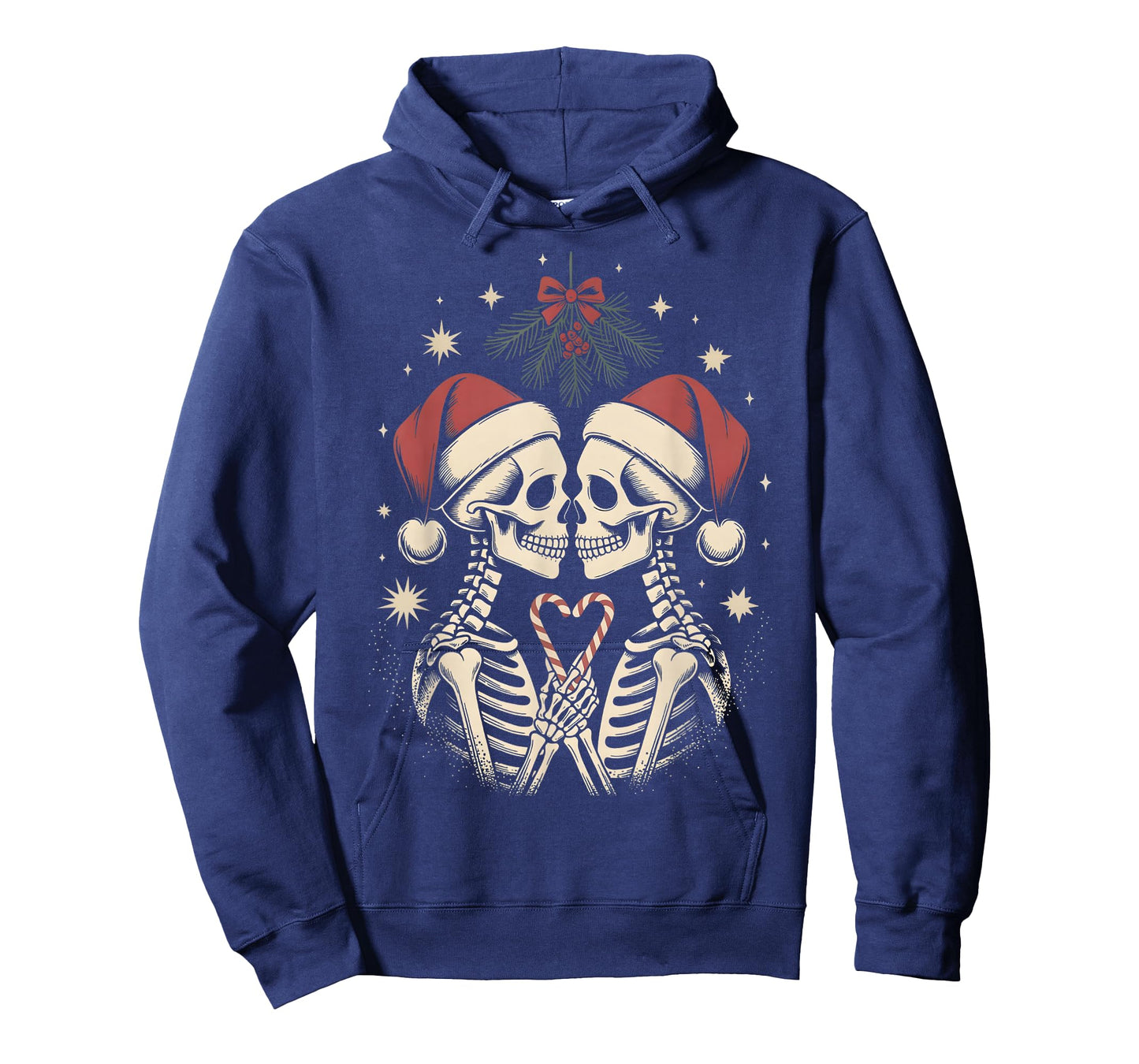 Christmas Matching Gothic Couple Dark Humor Skeleton Emo T-Shirt