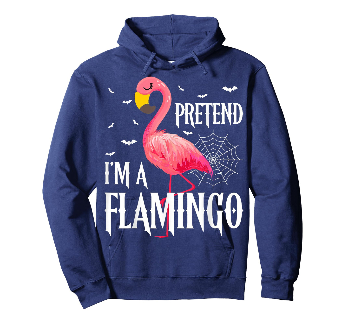 Pretend I'm A Flamingo Spooky Ghost Trick or Treat Halloween T-Shirt