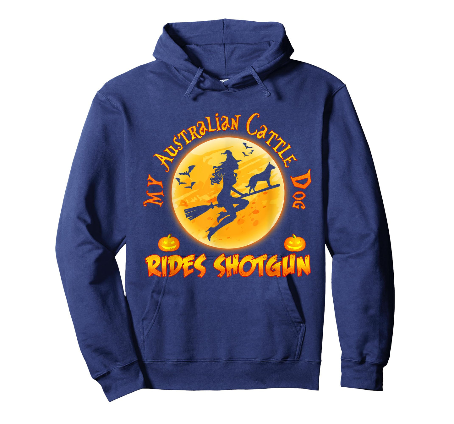 My Australian Cattle Dog Rides Shotgun Halloween Costumes T-Shirt