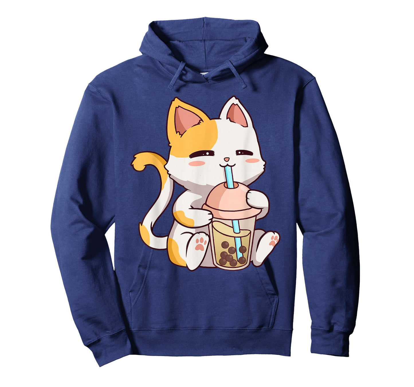 Cute Cat Kawaii Boba Tea Bubble Neko Anime T-Shirt