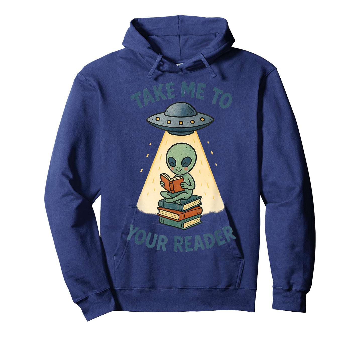 Teacher Alien Books UFO Funny Reading Take Me To Your Reader T-Shirt