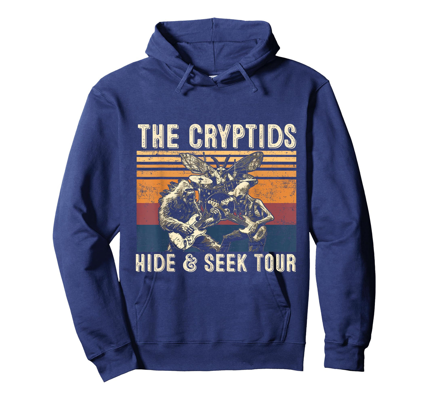 The Cryptids Hide & Seek Tour CryptidBigfoot Mothman UFO T-Shirt