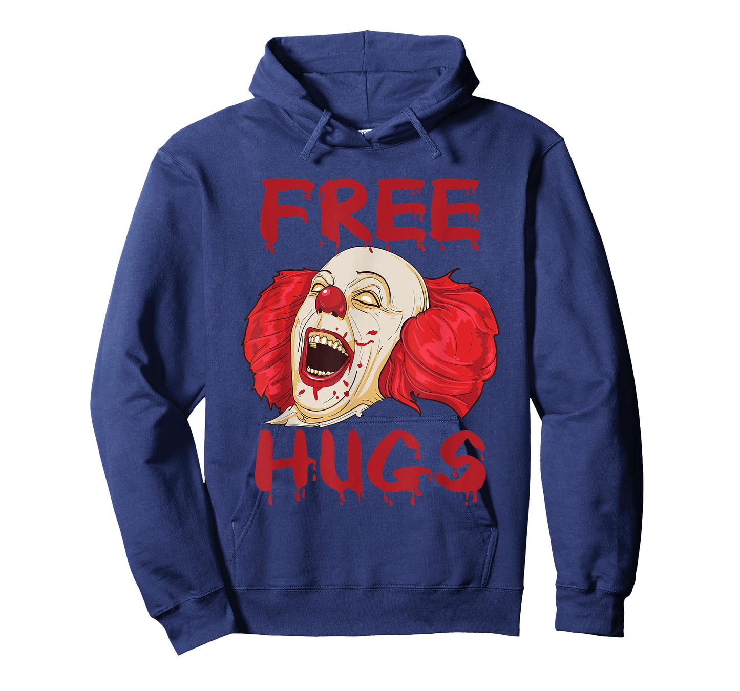 Free Hugs Halloween Evil Killer Scary Clown Horror Gift T-Shirt