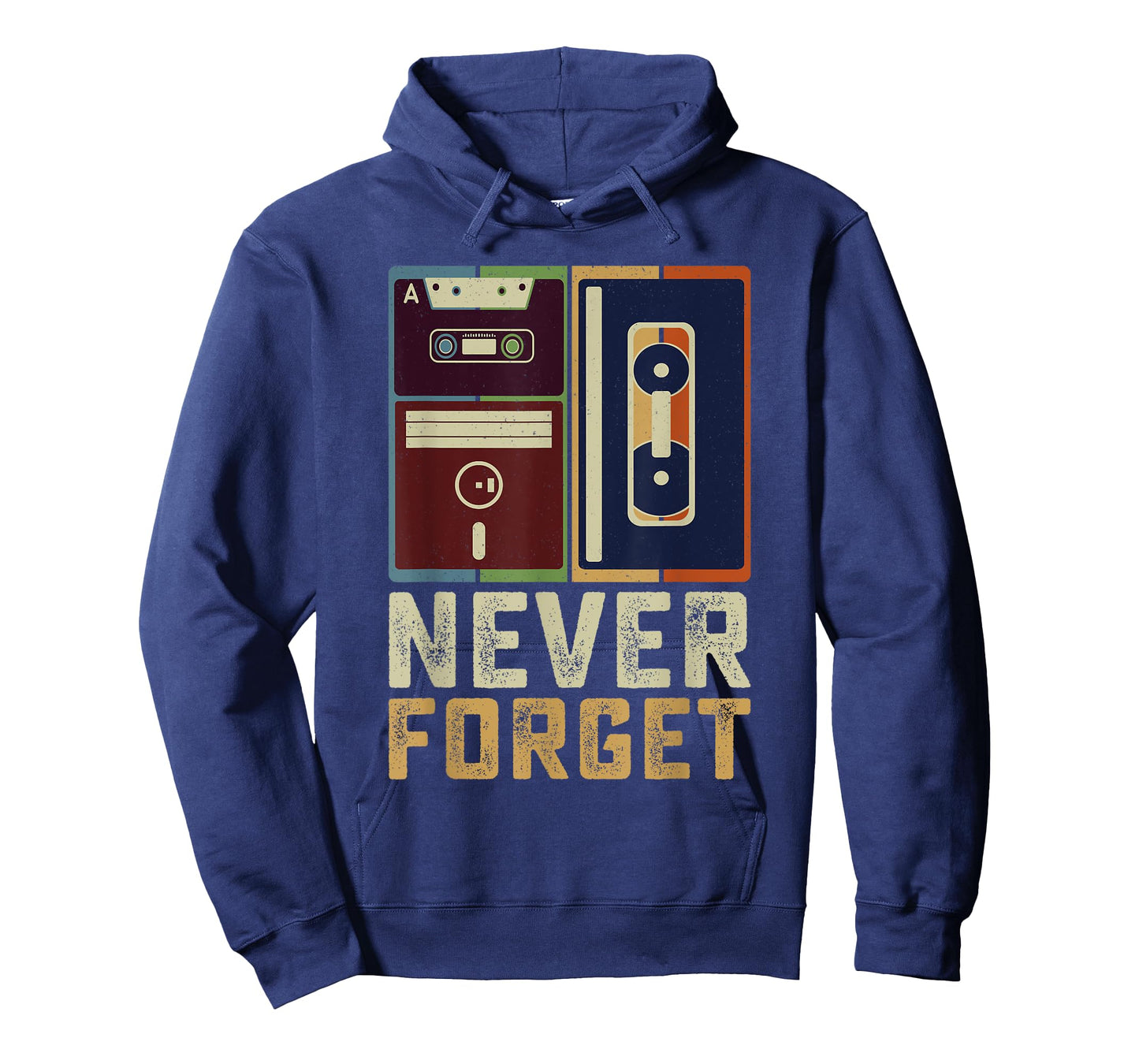 Never Forget Retro Vintage Cool 80s 90s Funny Geeky Nerdy T-Shirt