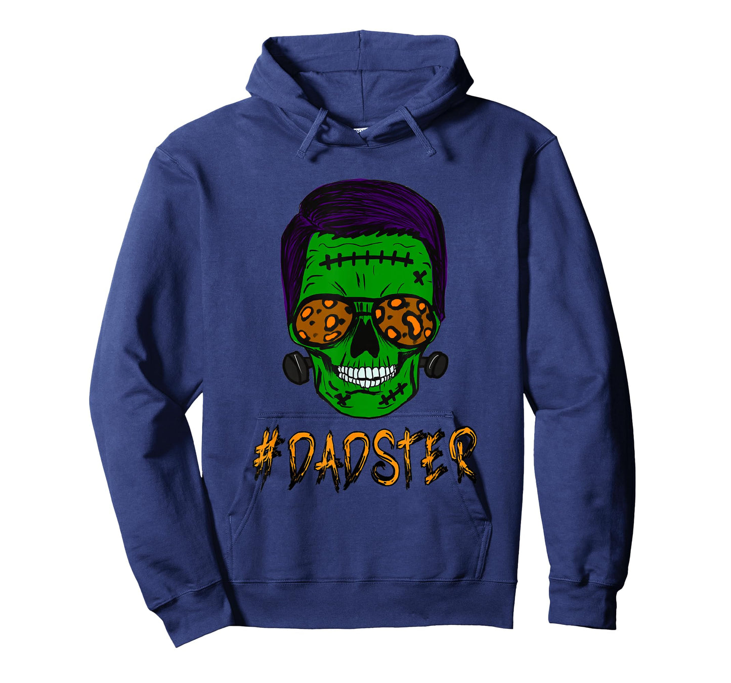 Monster Skull Dadster Dad Life Halloween Matching Family T-Shirt