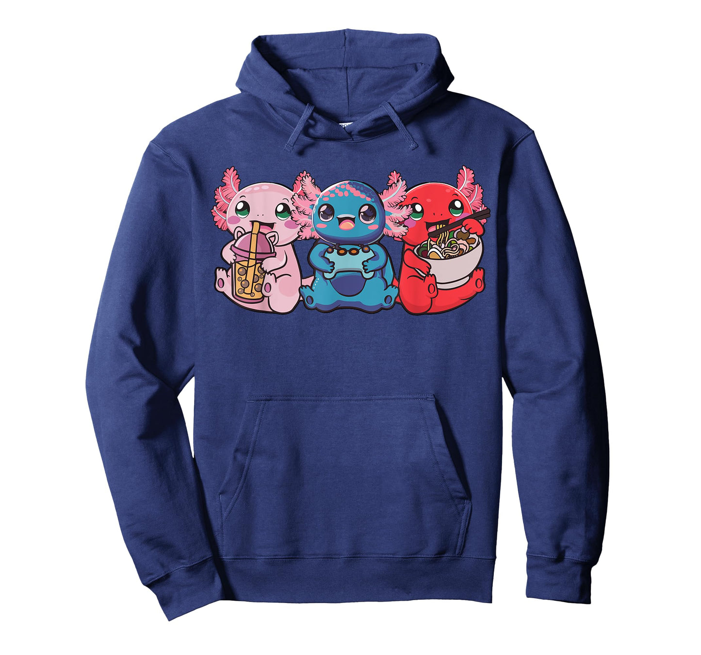 Axolotl Boba Tea Bubble Tea Gaming Gamer Ramen Axolotl T-Shirt