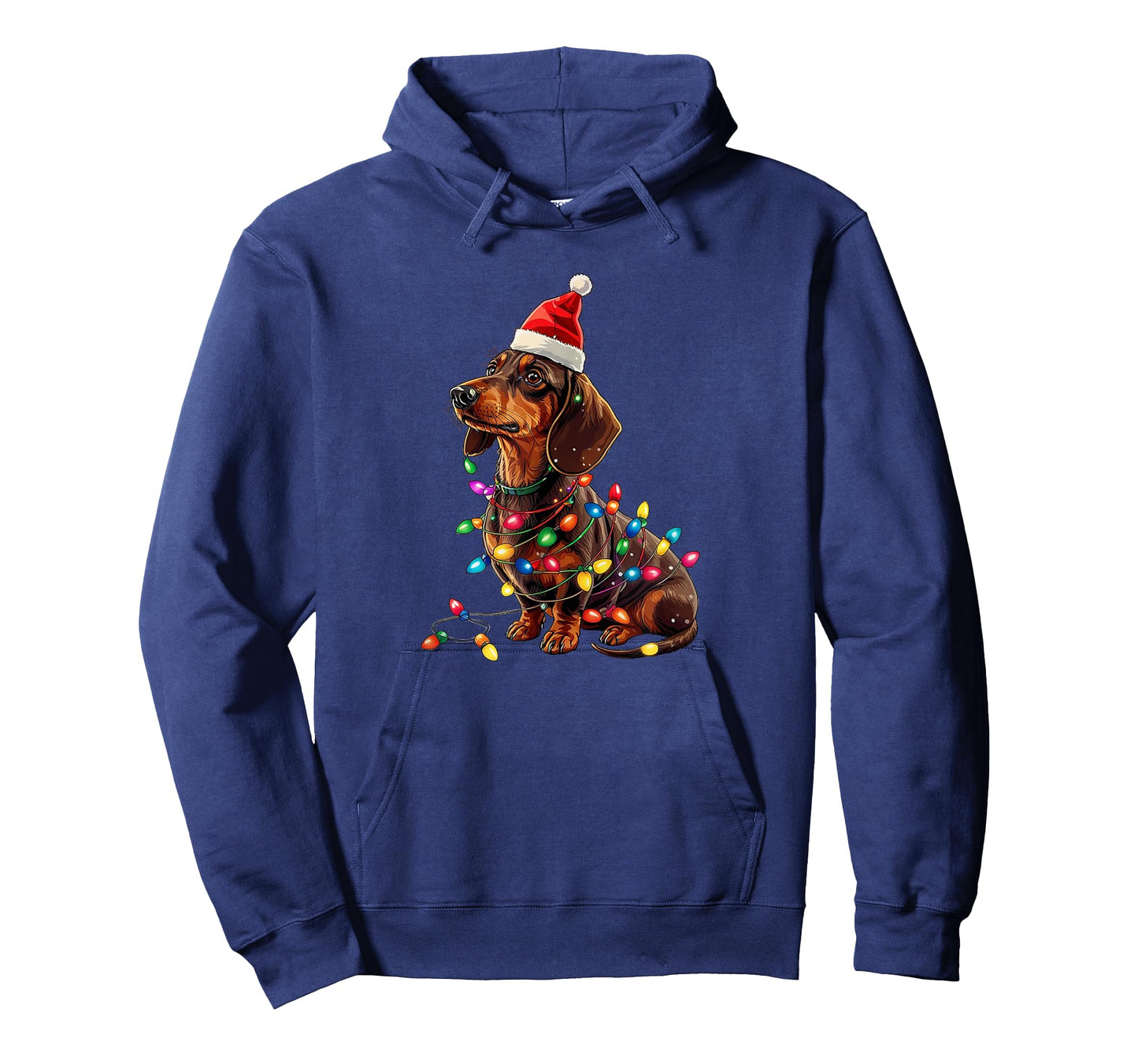 Dachshund Christmas Weiner Dog Xmas Pajamas Cute T-Shirt for Men Women Kids