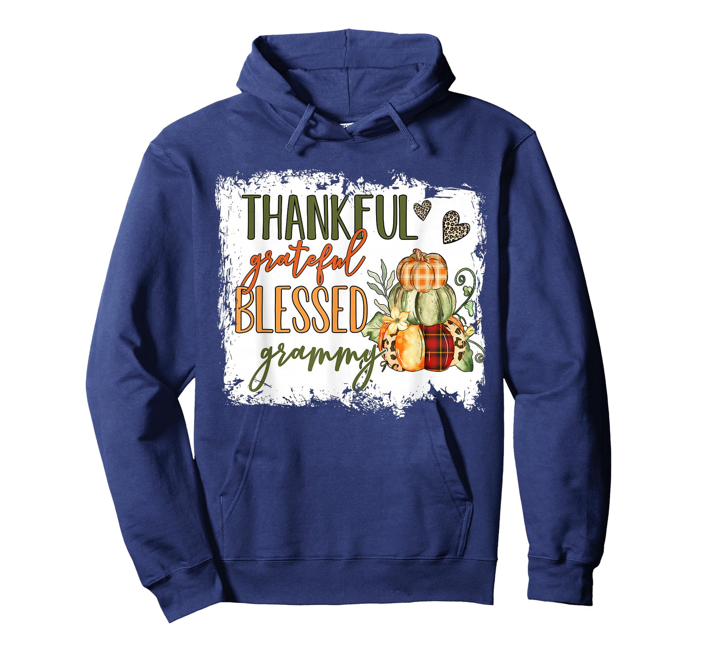 Thankful Grateful Blessed Grammy Pumpkin Thanksgiving T-Shirt