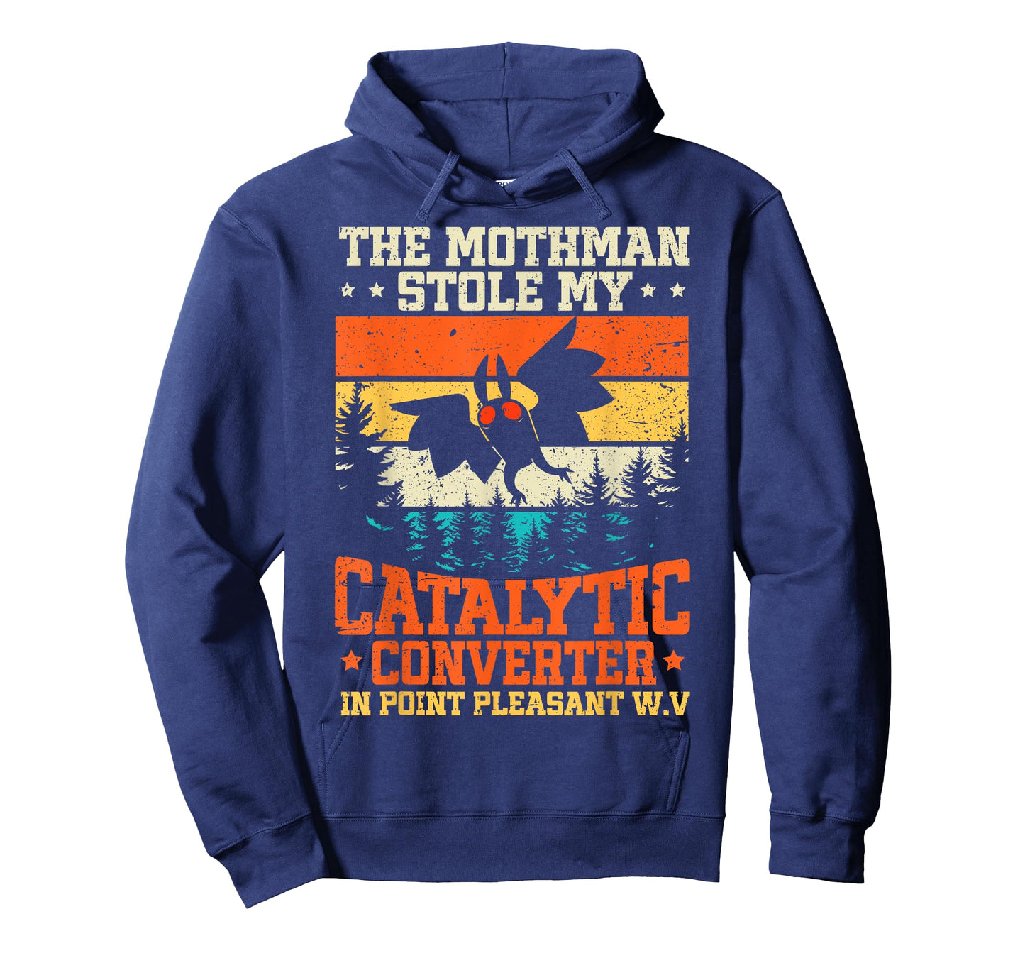 Funny Mothman Stole My Catalytic Converter Mothman Cryptid T-Shirt