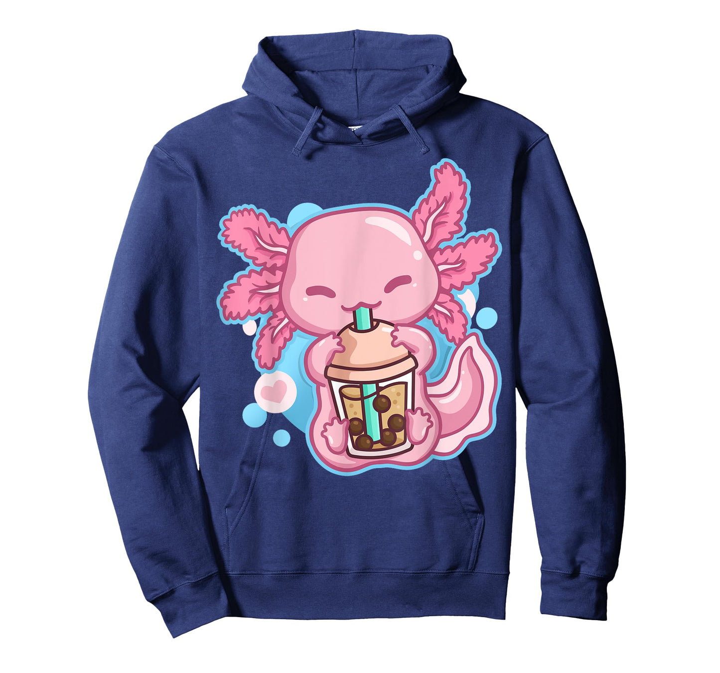 Boba Tea Bubble Tea Milk Tea Anime Axolotl T-Shirt Small