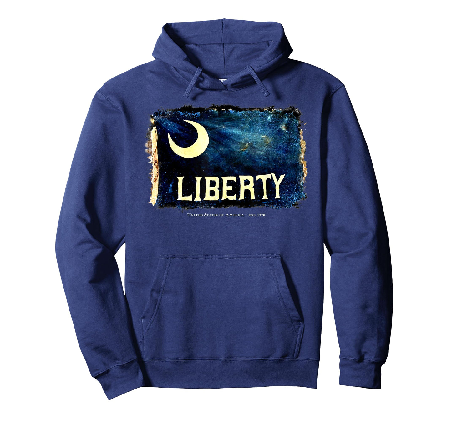 American Flag LIBERTY Ft Moultrie South Carolina Militia T-Shirt for Women Men