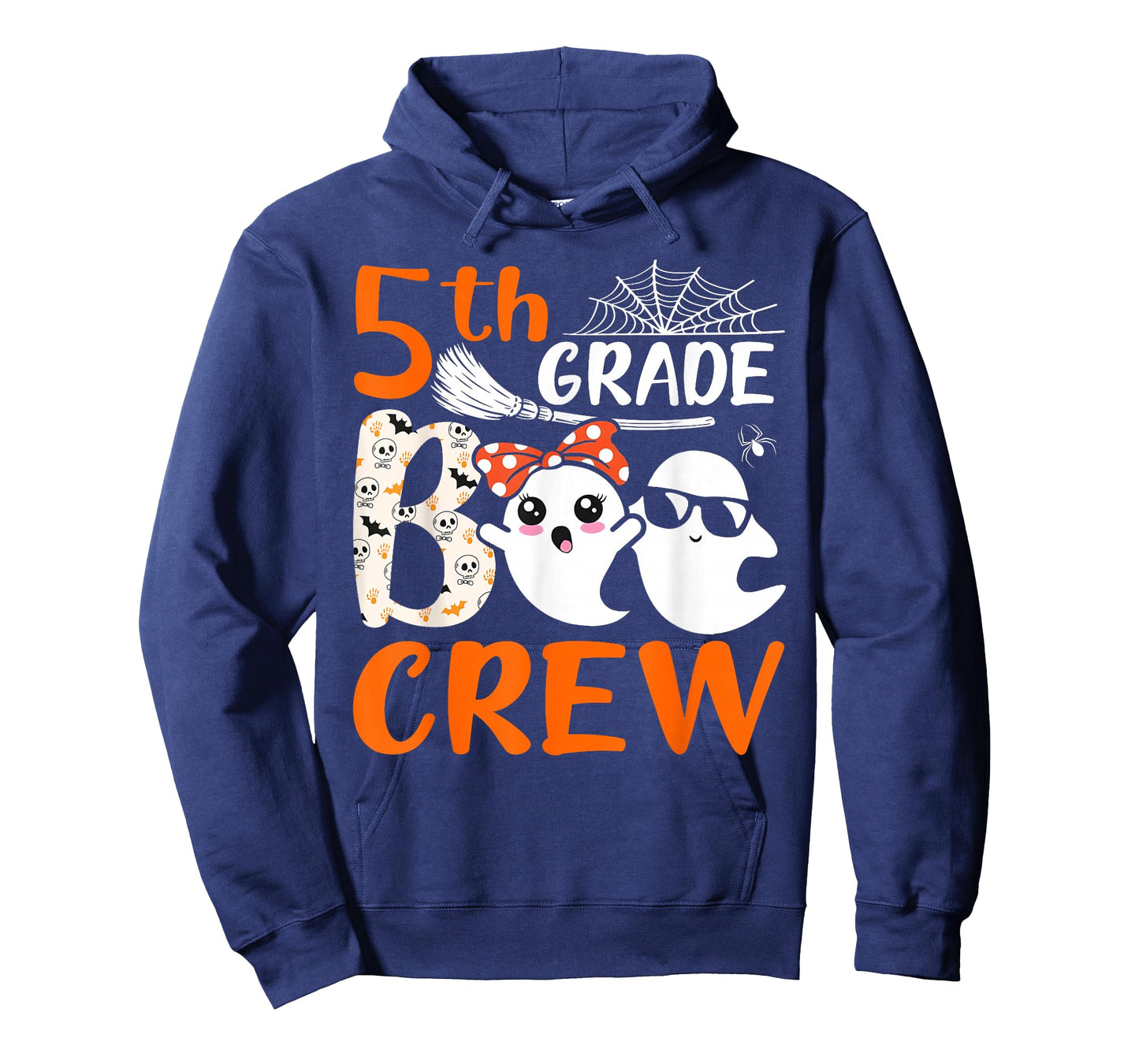 5th Grade Boo Crew Teachers Students Ghost Halloween T-Shirt