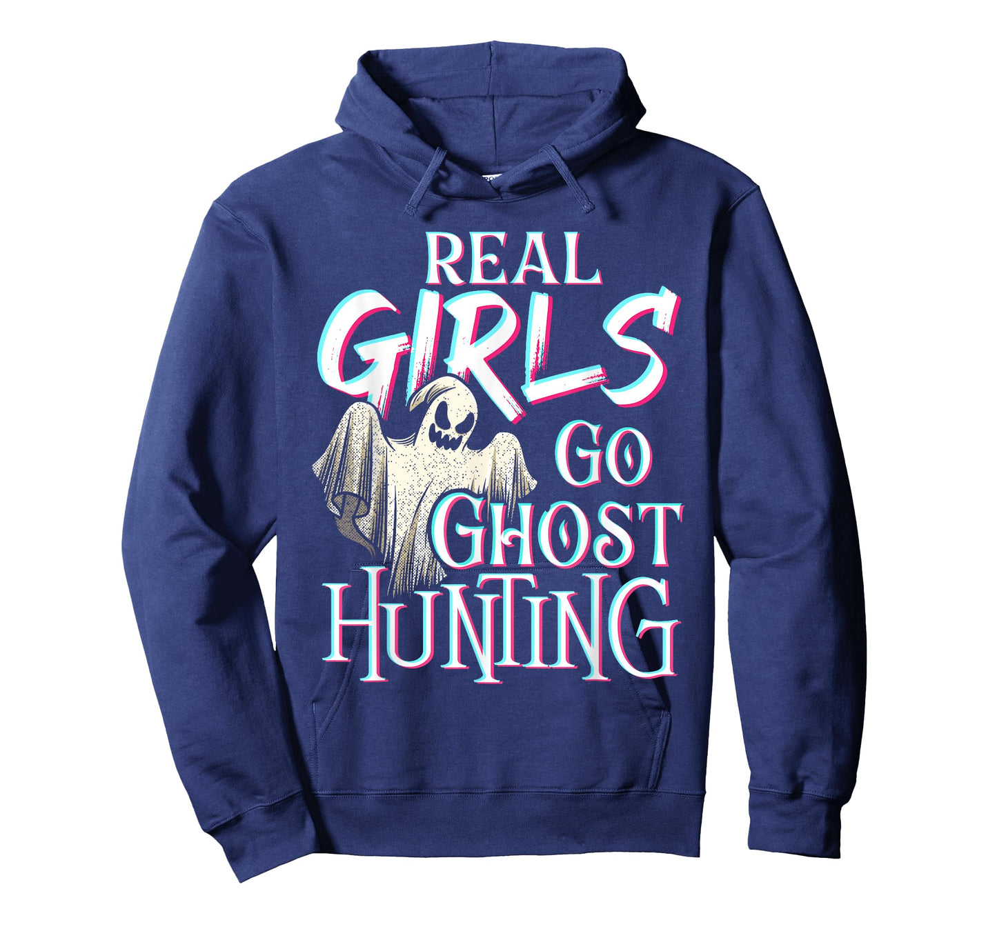 Real Girls Go Ghost Hunting - Paranormal Halloween Activity T-Shirt