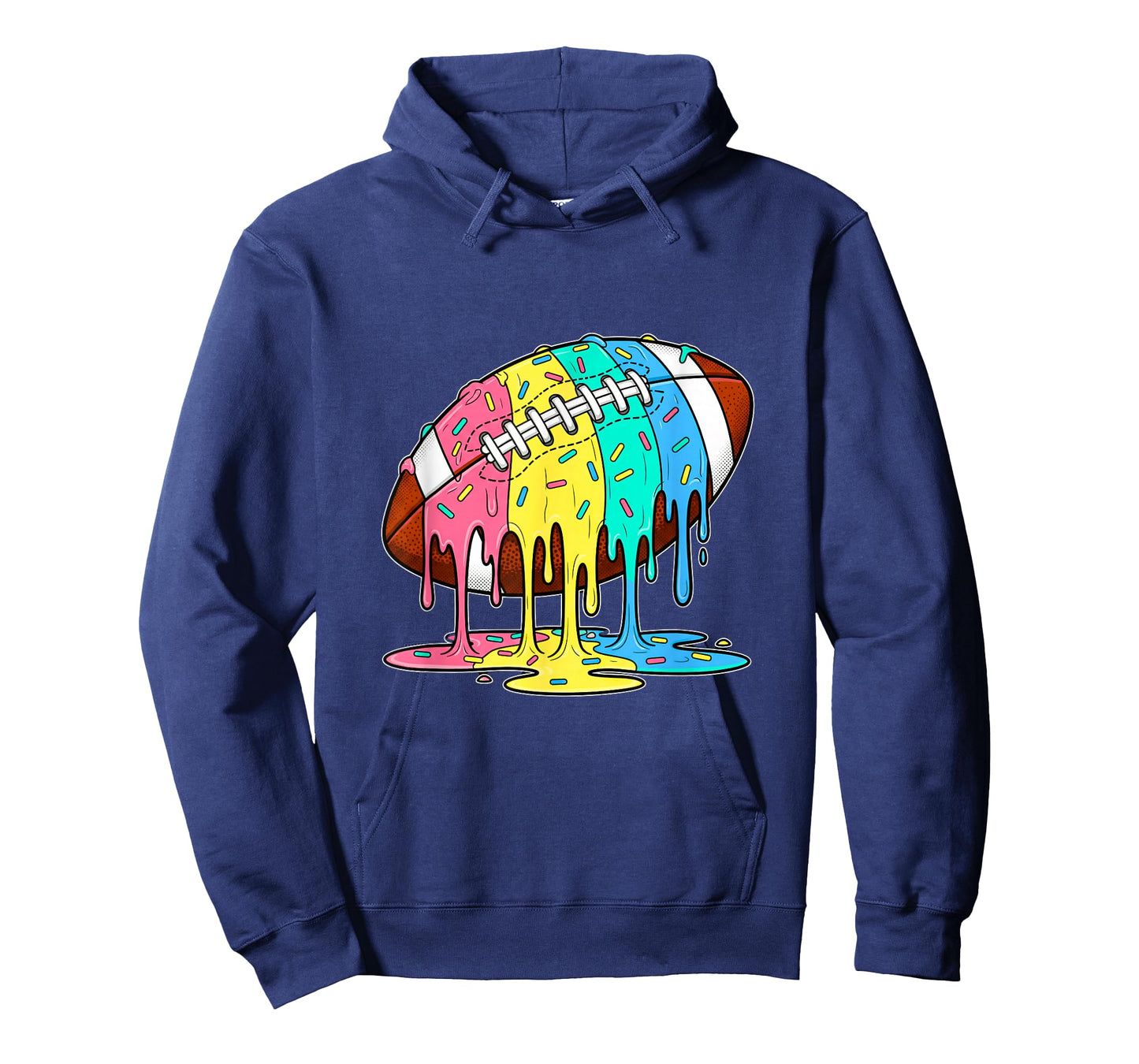Football Drip Boys Football Ice Cream Respect Drip T-Shirt