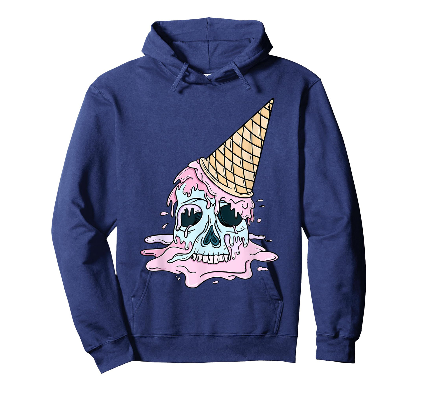 Kawaii Pastel Goth Cute Creepy Ice Cream Skull Anime Summer Men Women Girls Kids T-Shirt