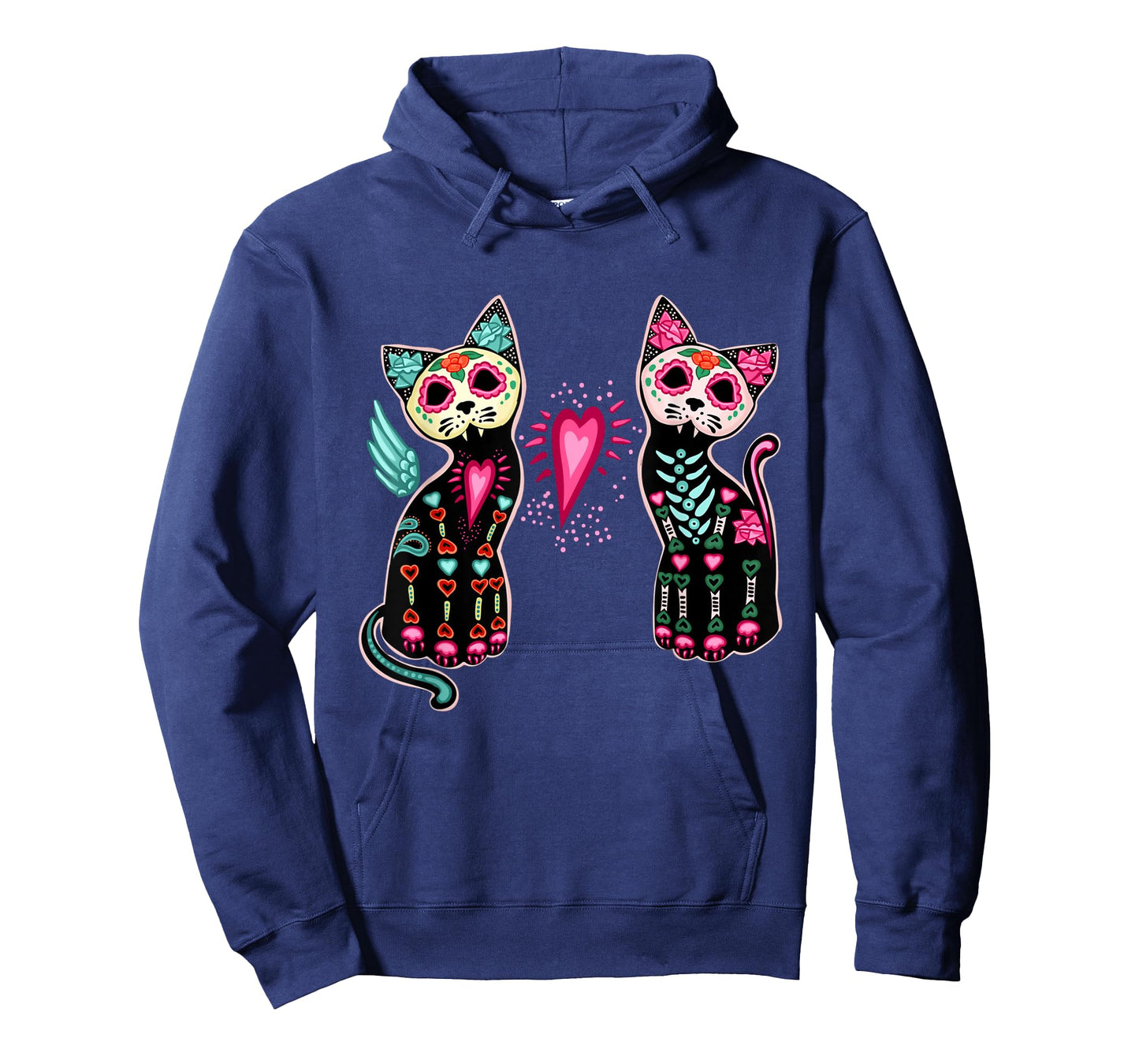 Day of the Dead Cats Shirt Cat Lovers Dia De Los Muertos T-Shirt